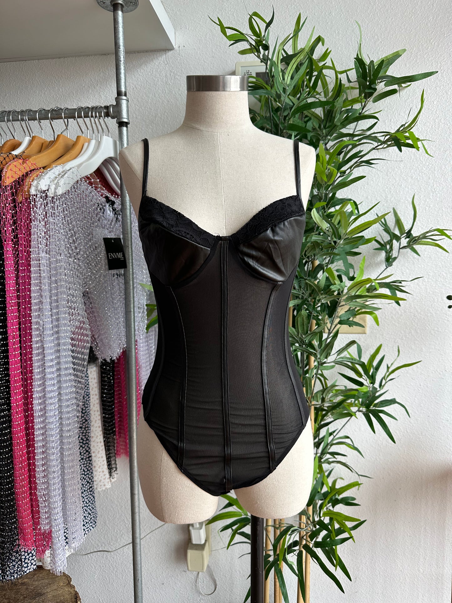 Lace up bodysuit