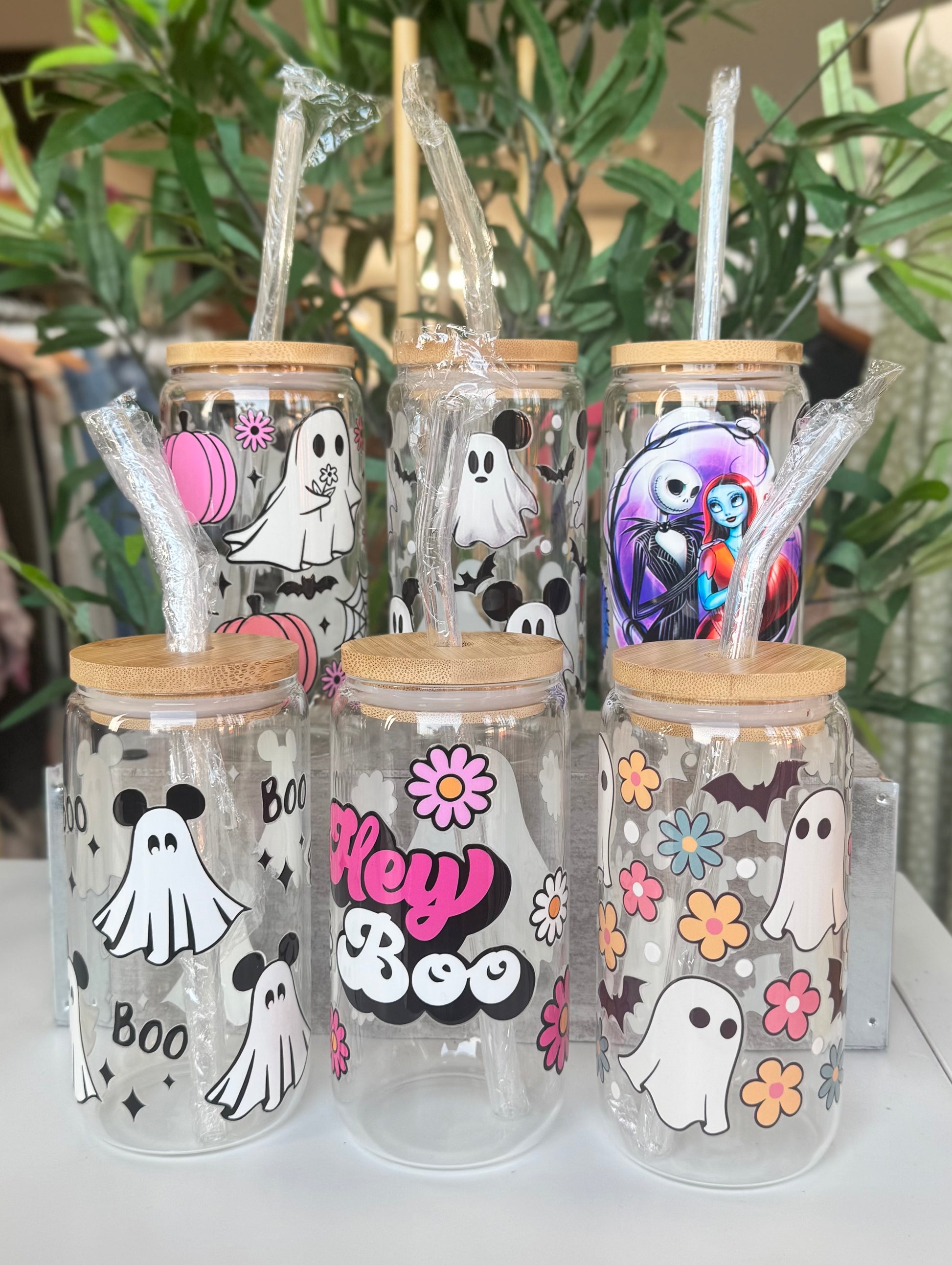 Glass Tumblr Cup - Halloween Edition