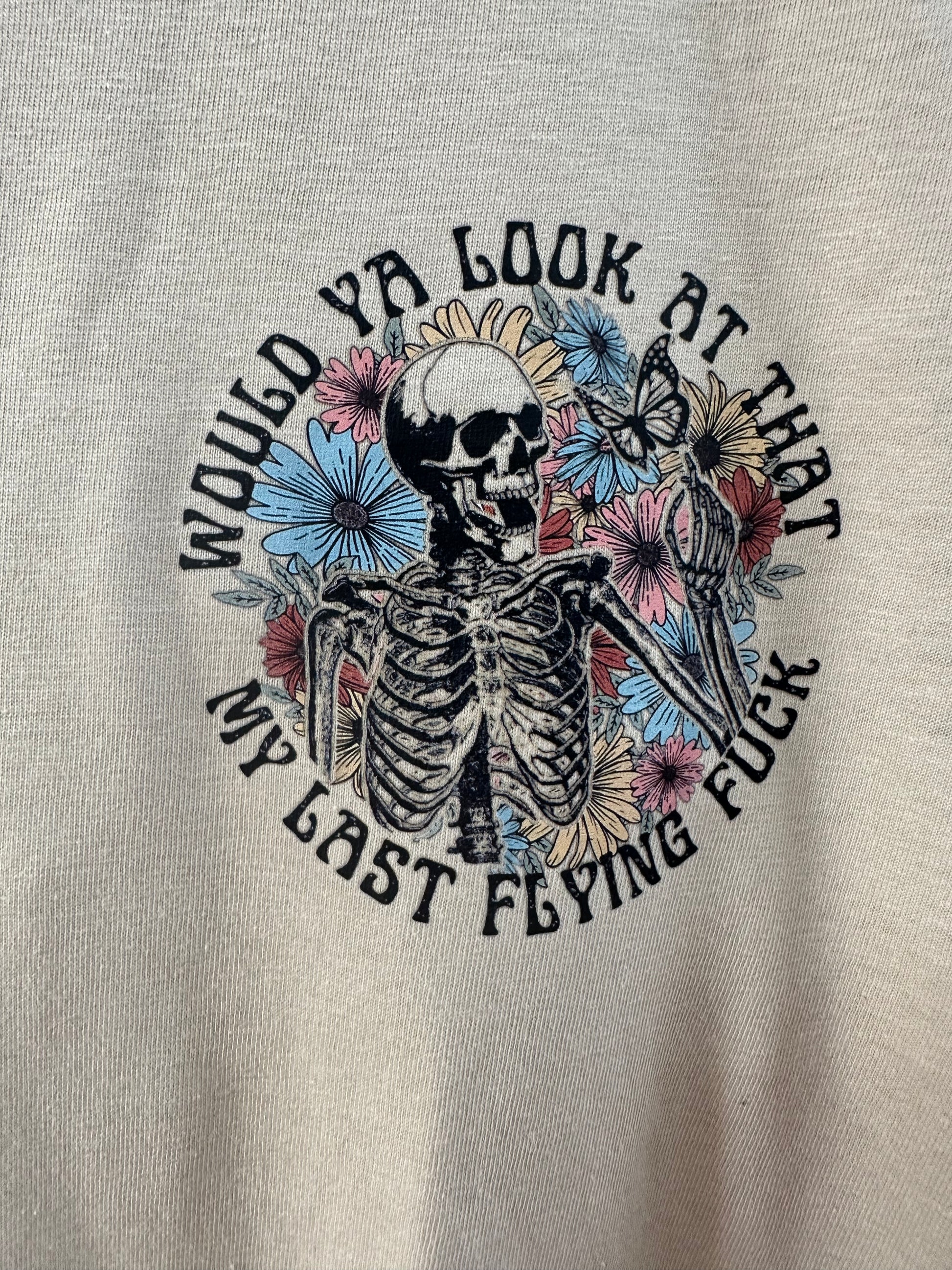 Floral Skeleton Tee