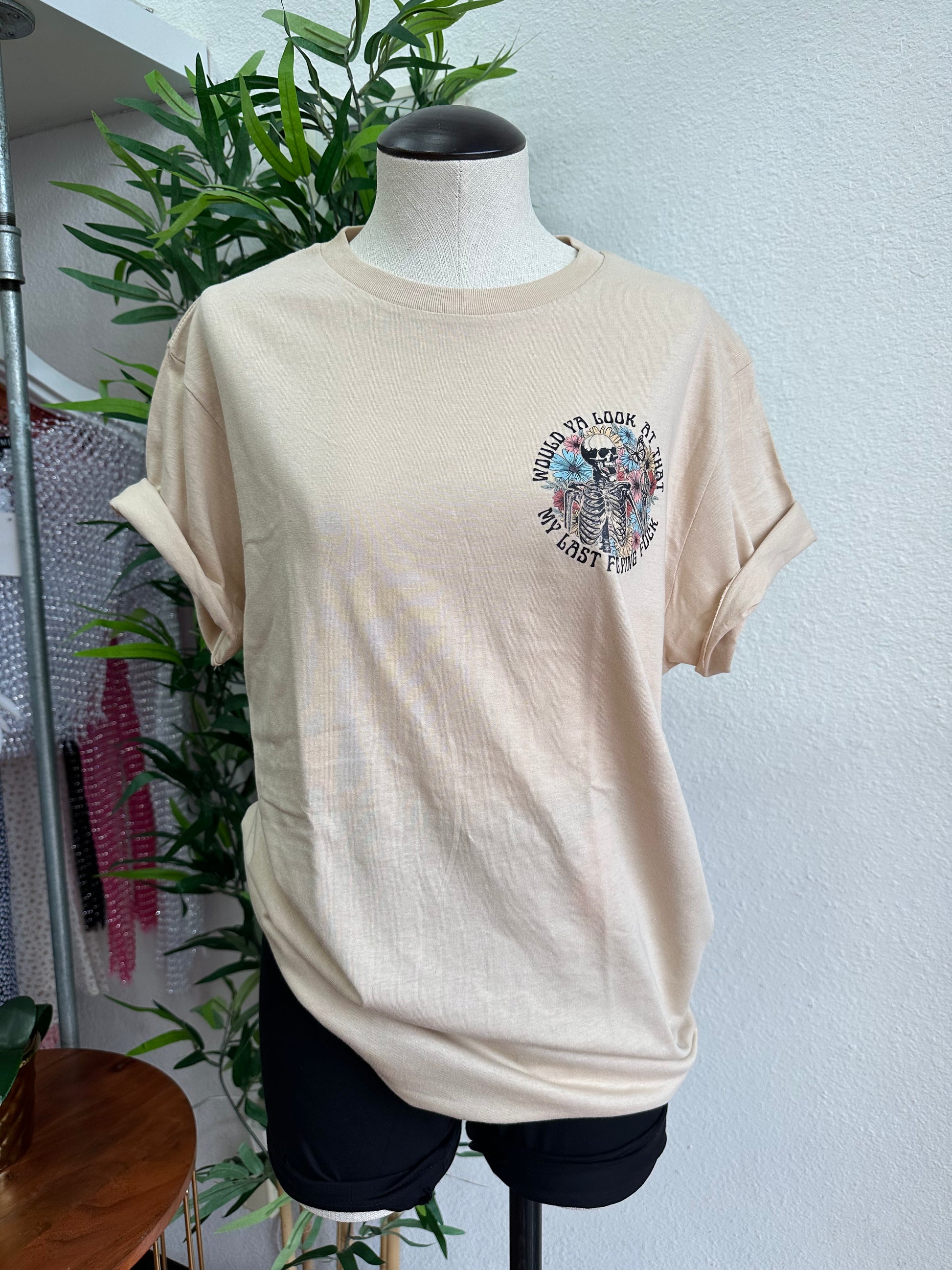 Floral Skeleton Tee