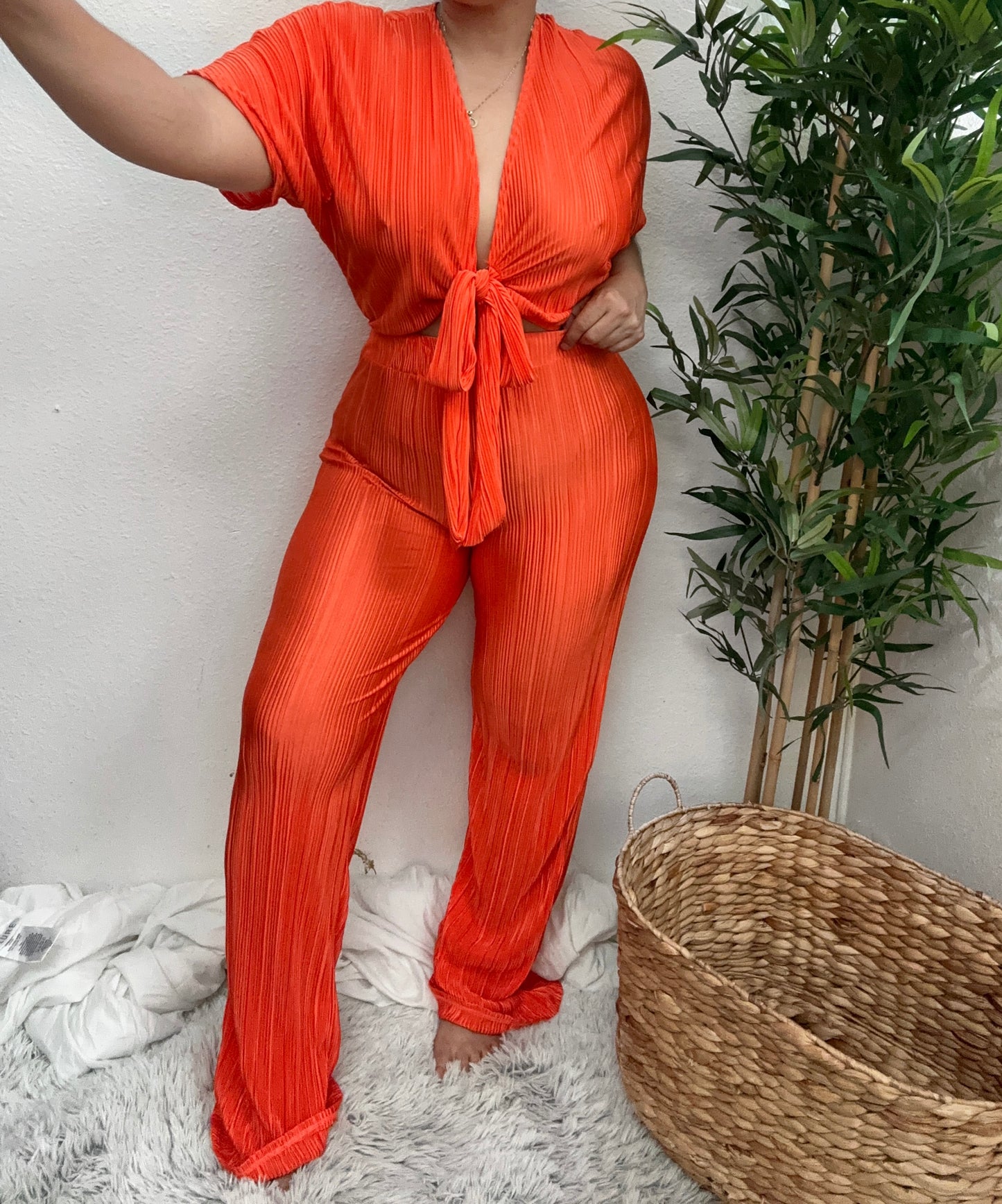 Kassidy Pant Set (Orange)