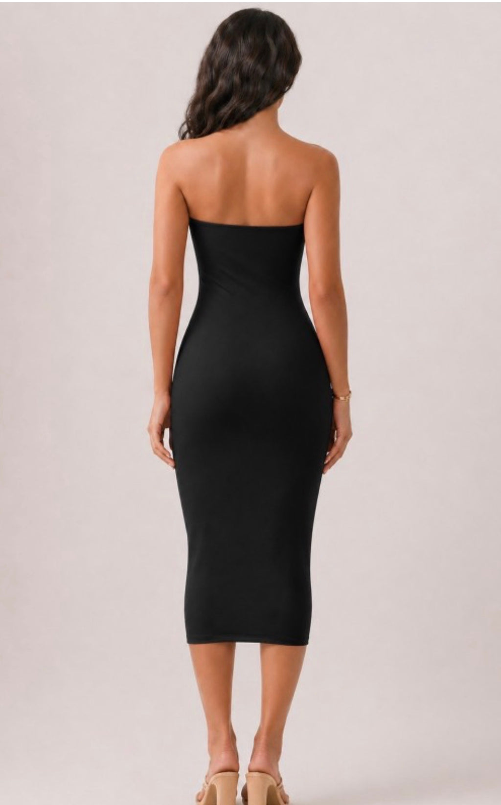 Snatched midi dress