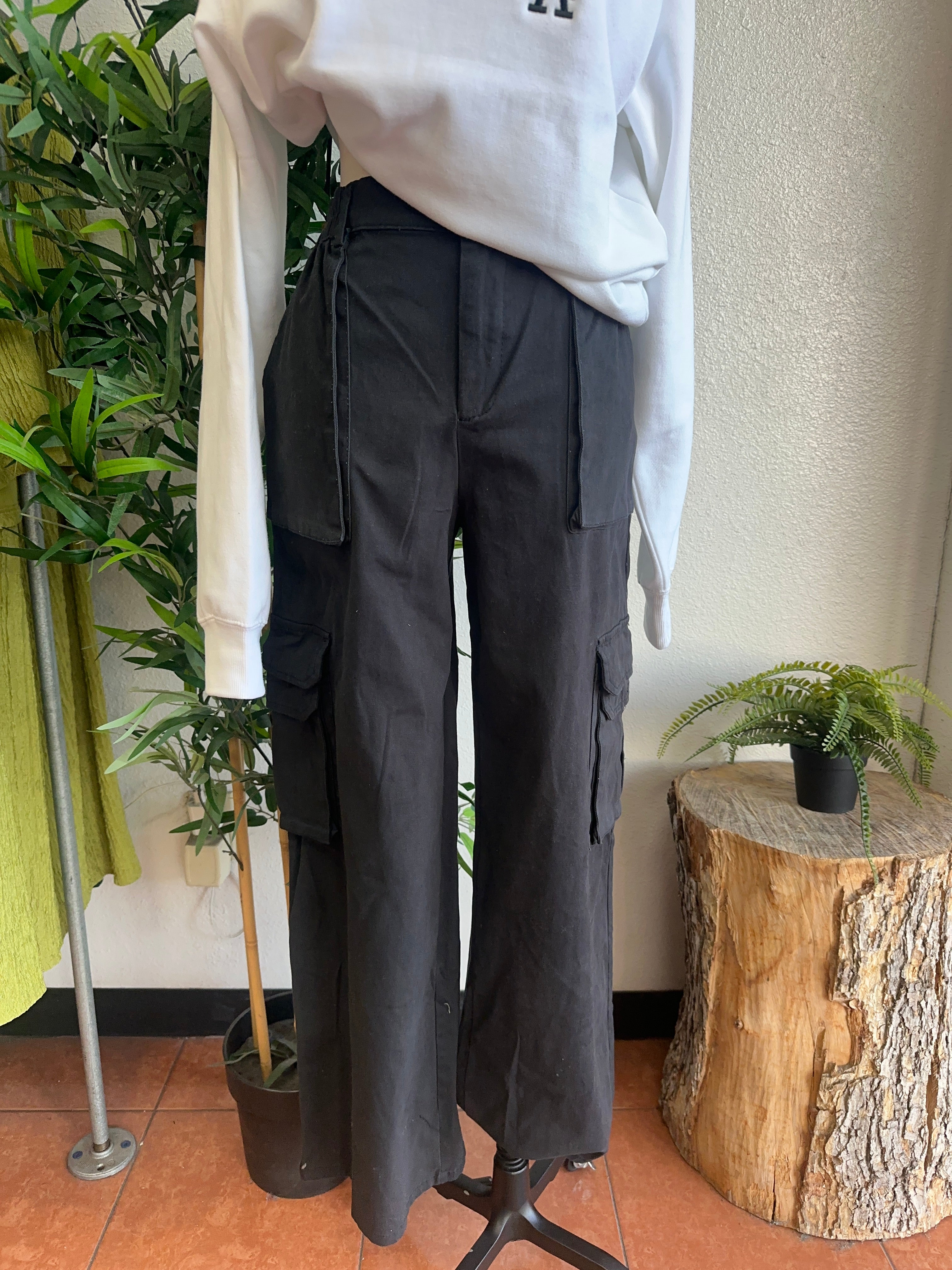 Straight leg cargo pants