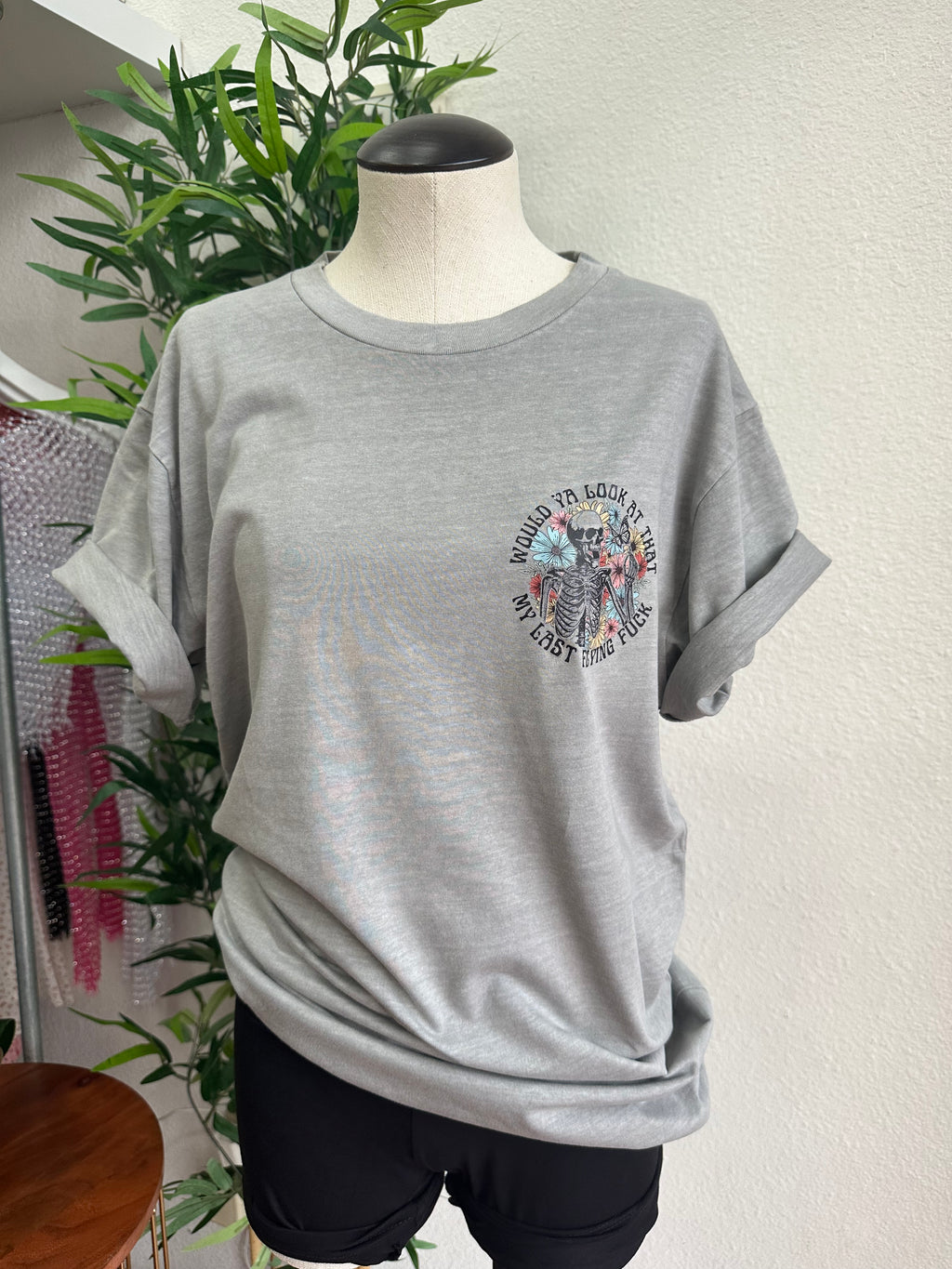 Floral Skeleton Tee