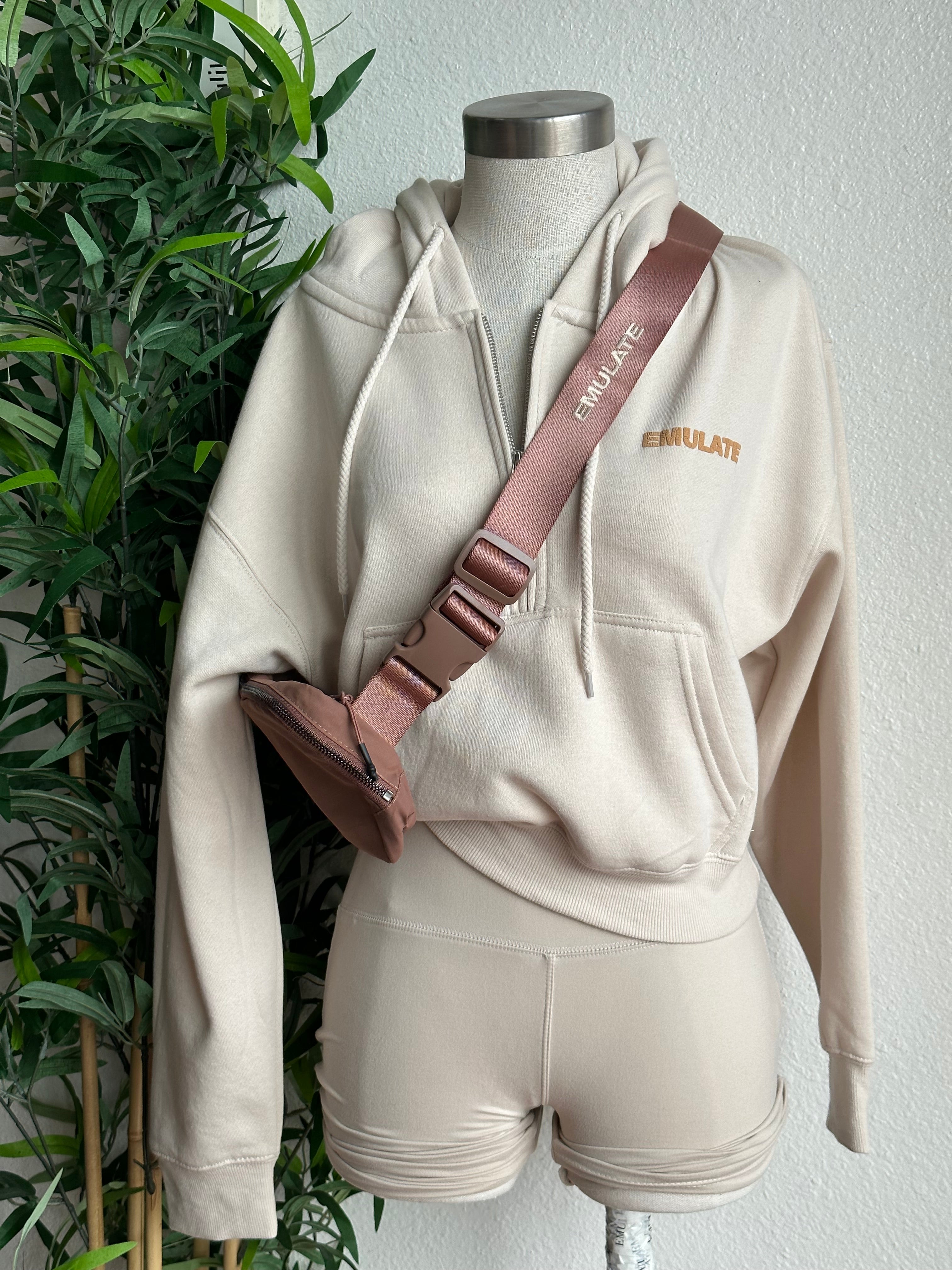 Out and about hoodie (cream)