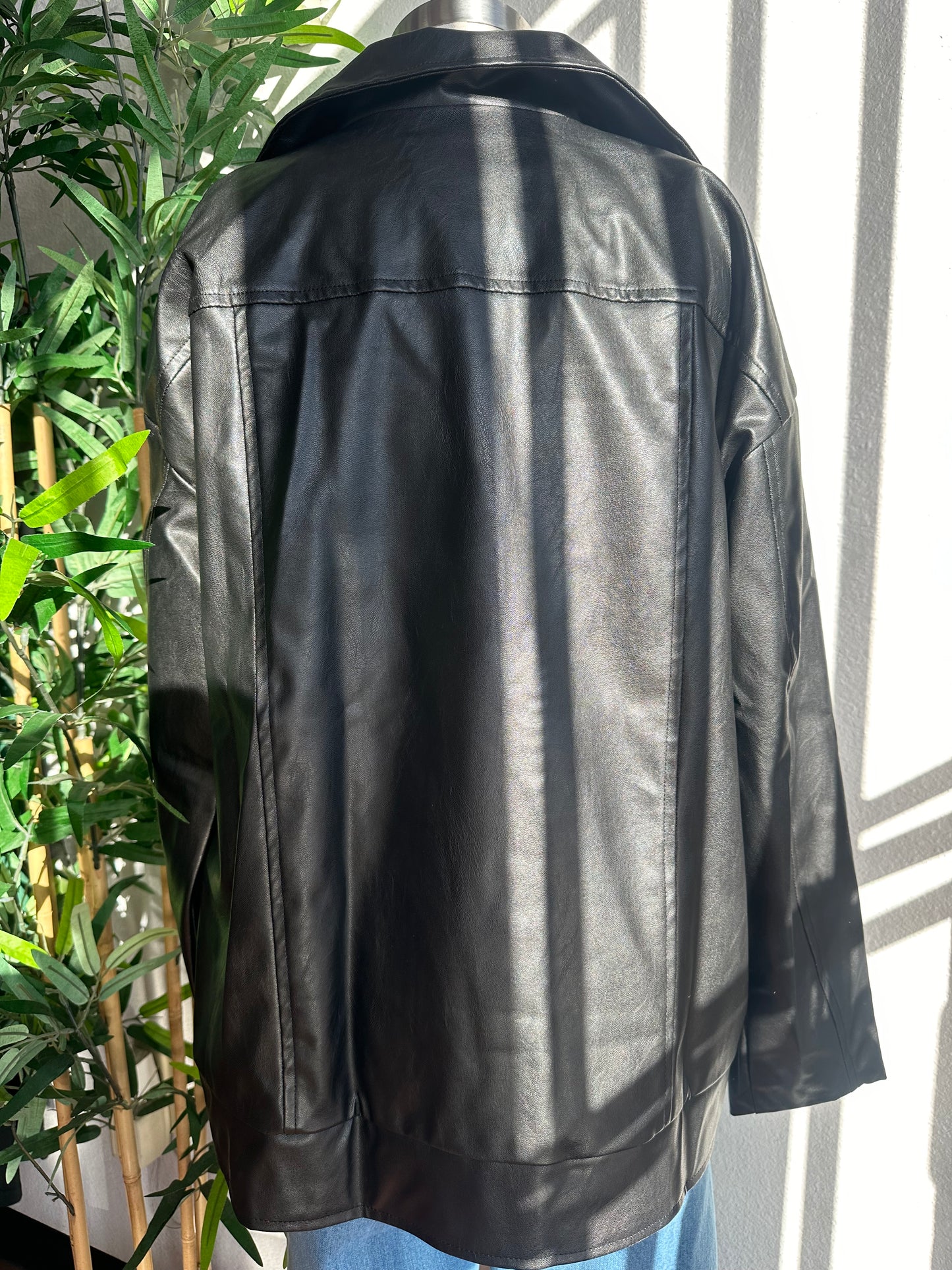 All seasons pleather jacket