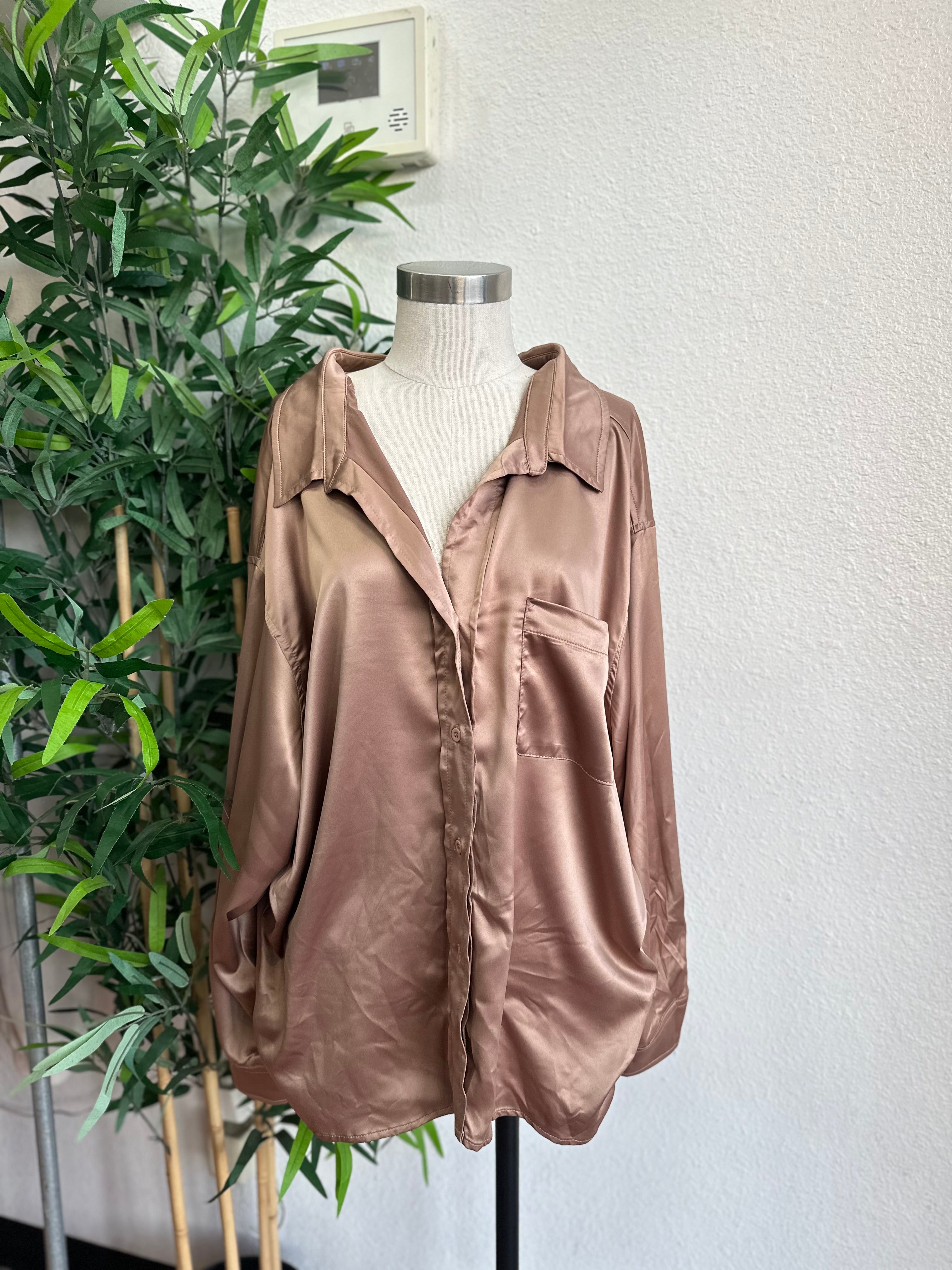 Boss girl silk shirt