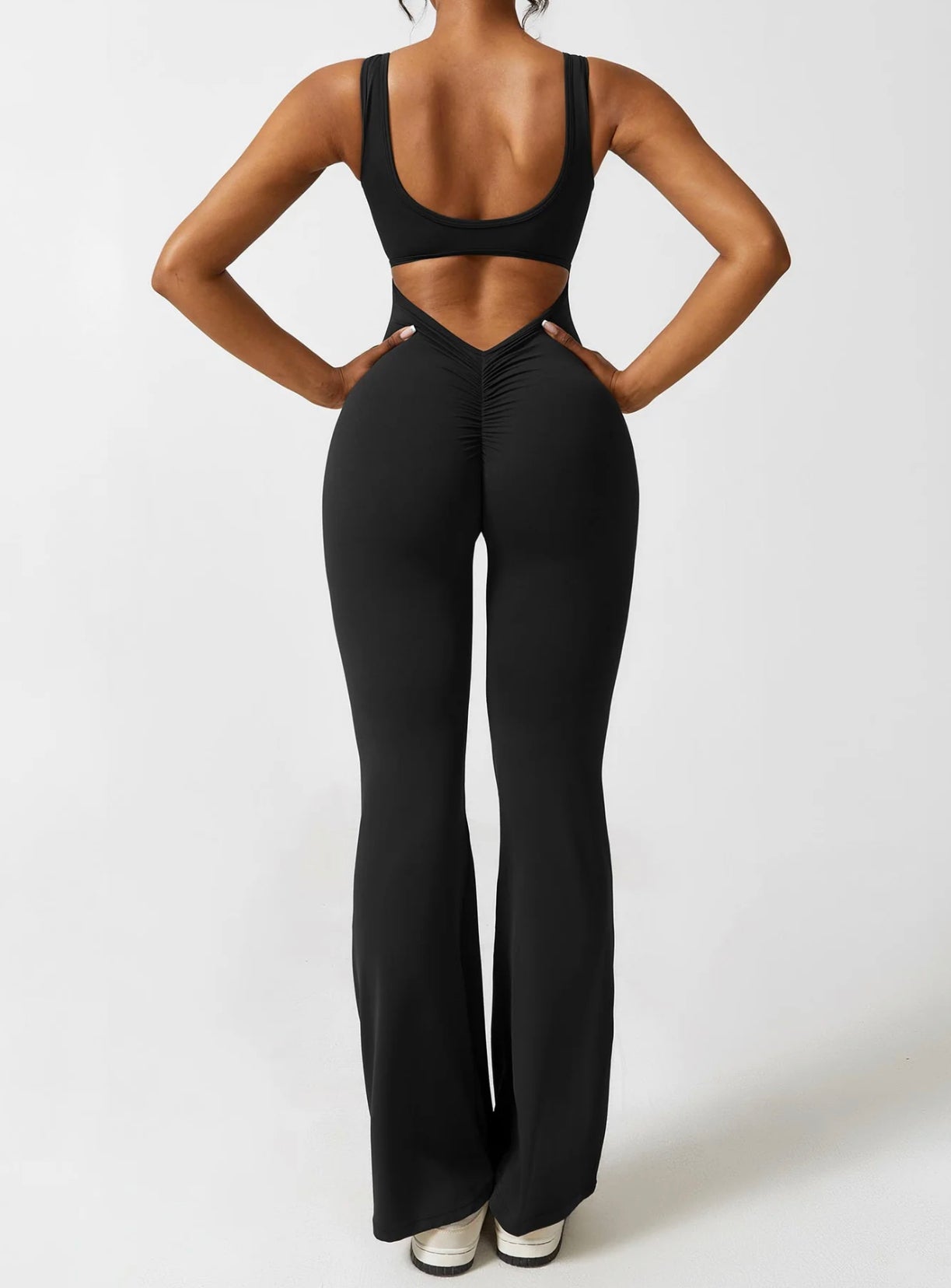 Sexy back flared jumpsuit