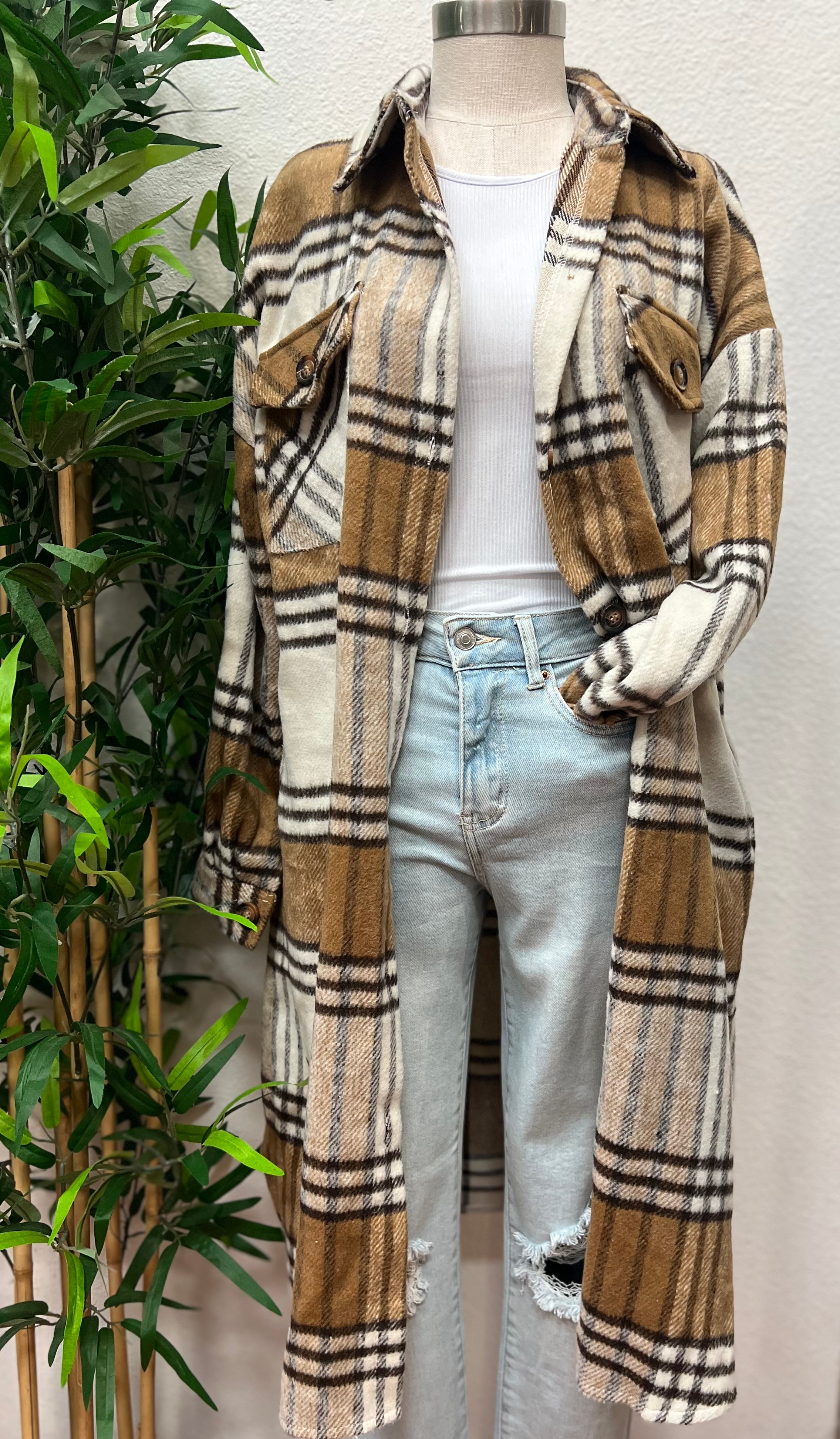 So long flannel Shacket