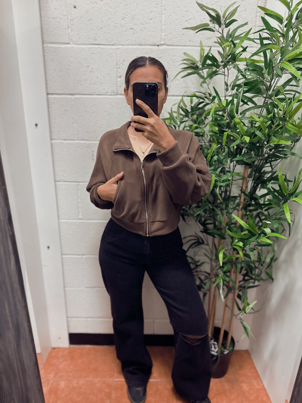 Teddy Zip-Up sweater