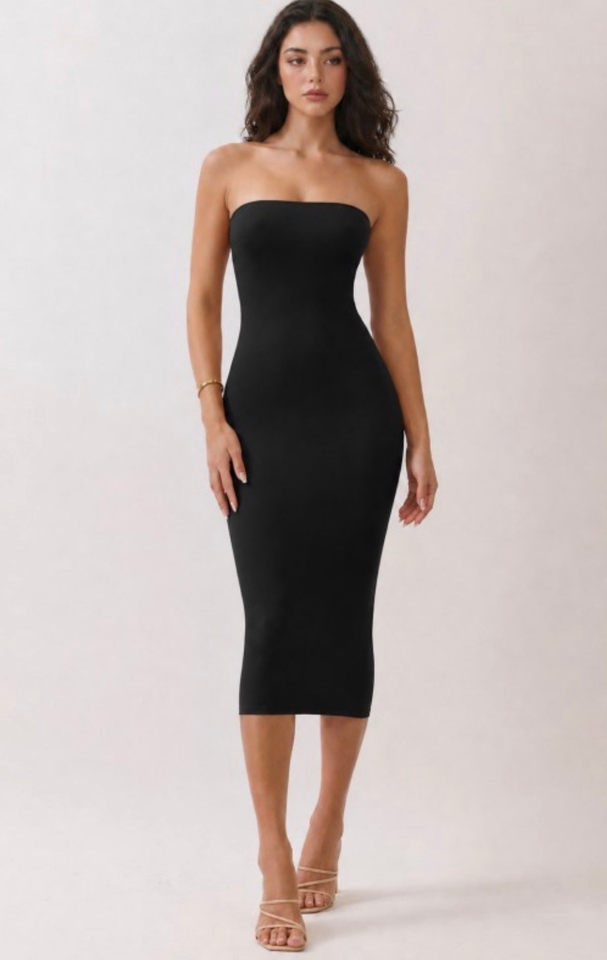 Snatched midi dress