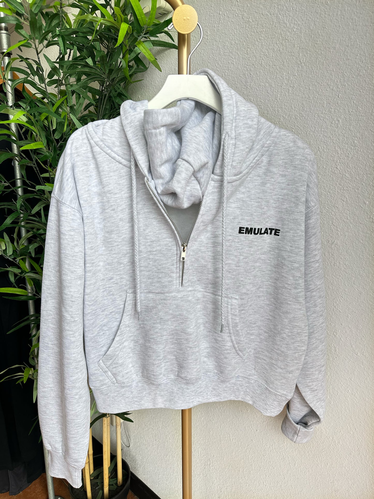 Out and about hoodie (light grey)