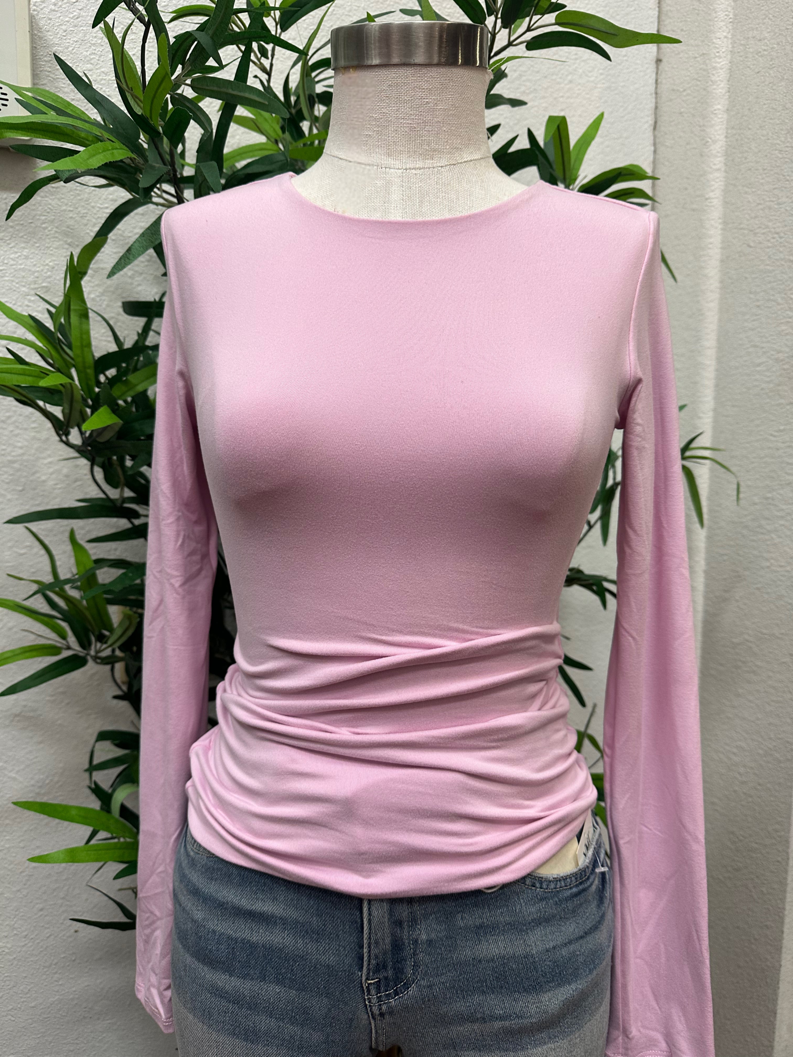 Love double layered top pink
