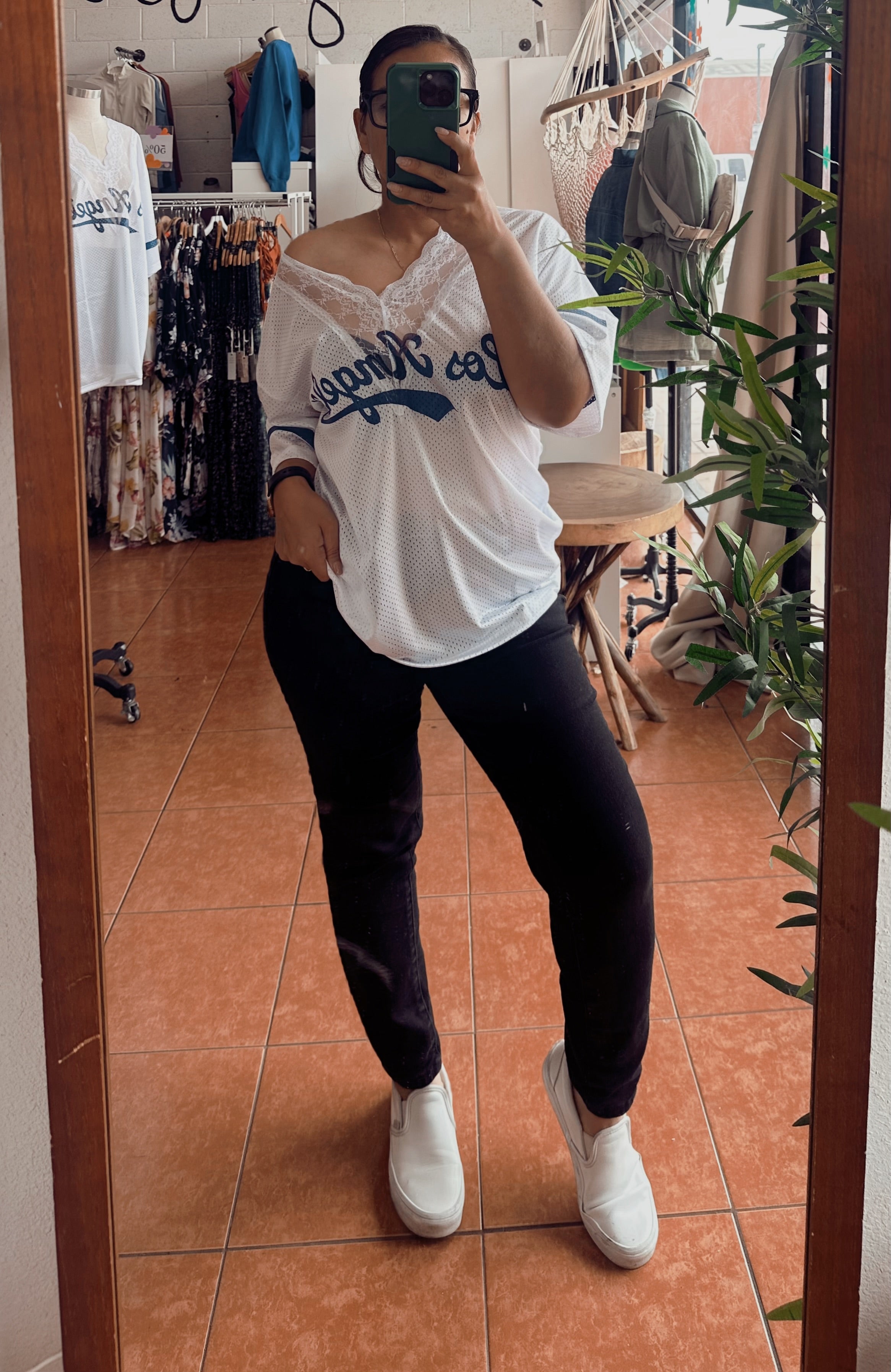 Babes in White Lace Jersey