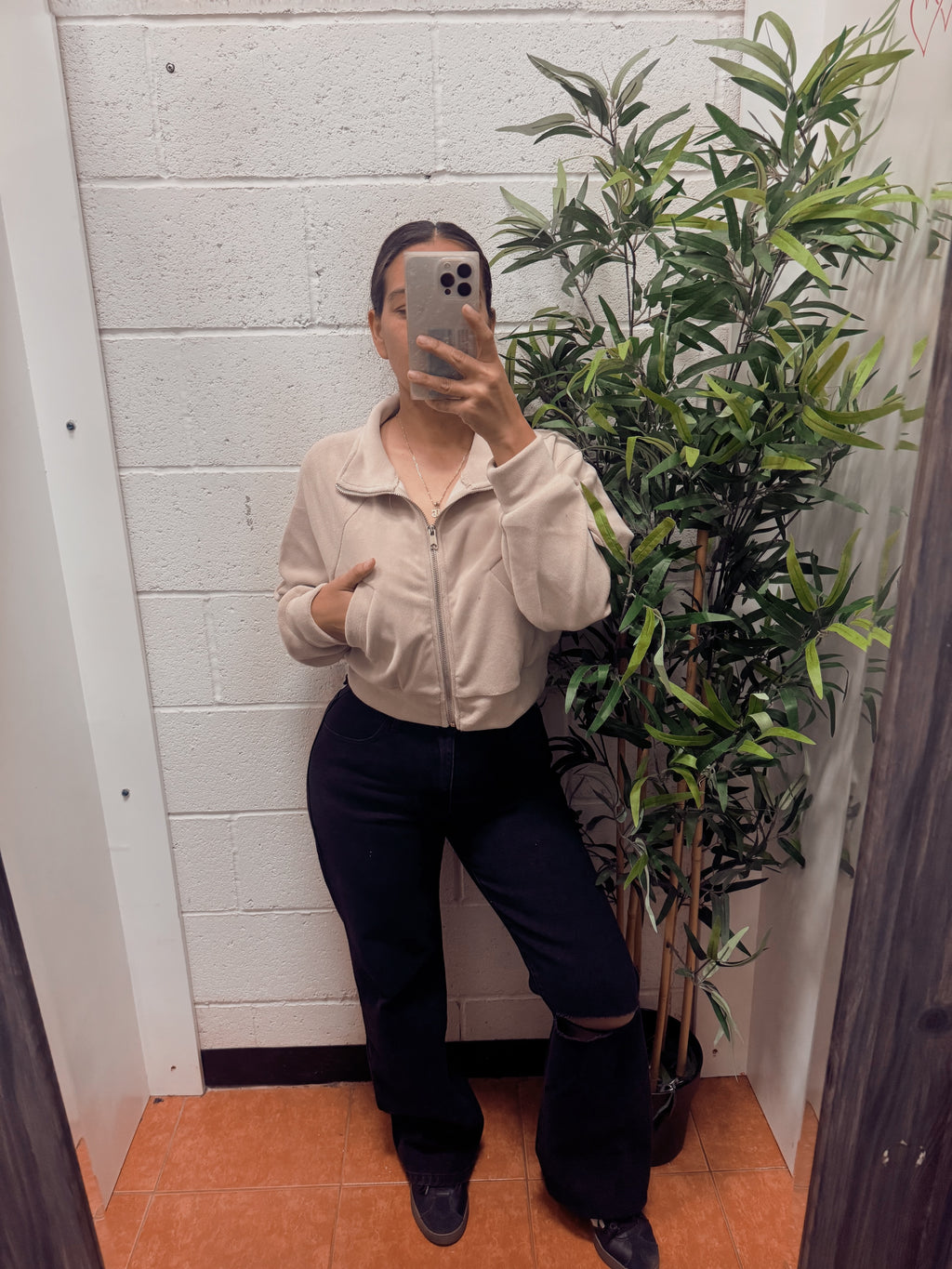 Teddy Zip-Up sweater