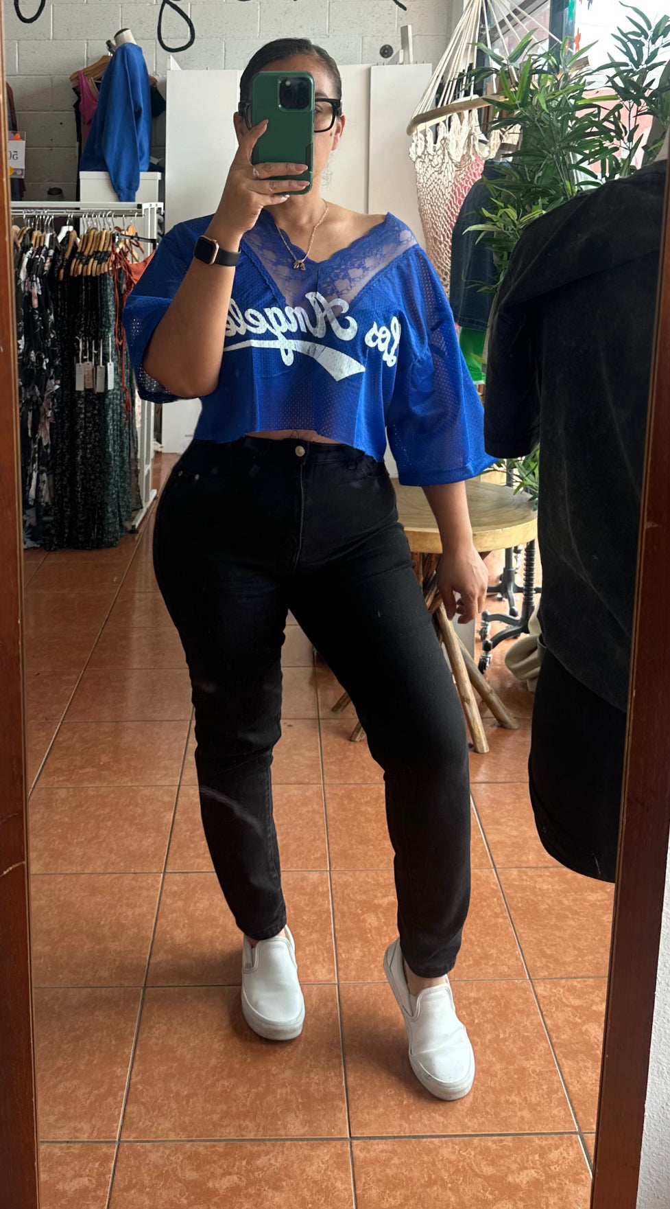 Babes in Blue Lace Jersey