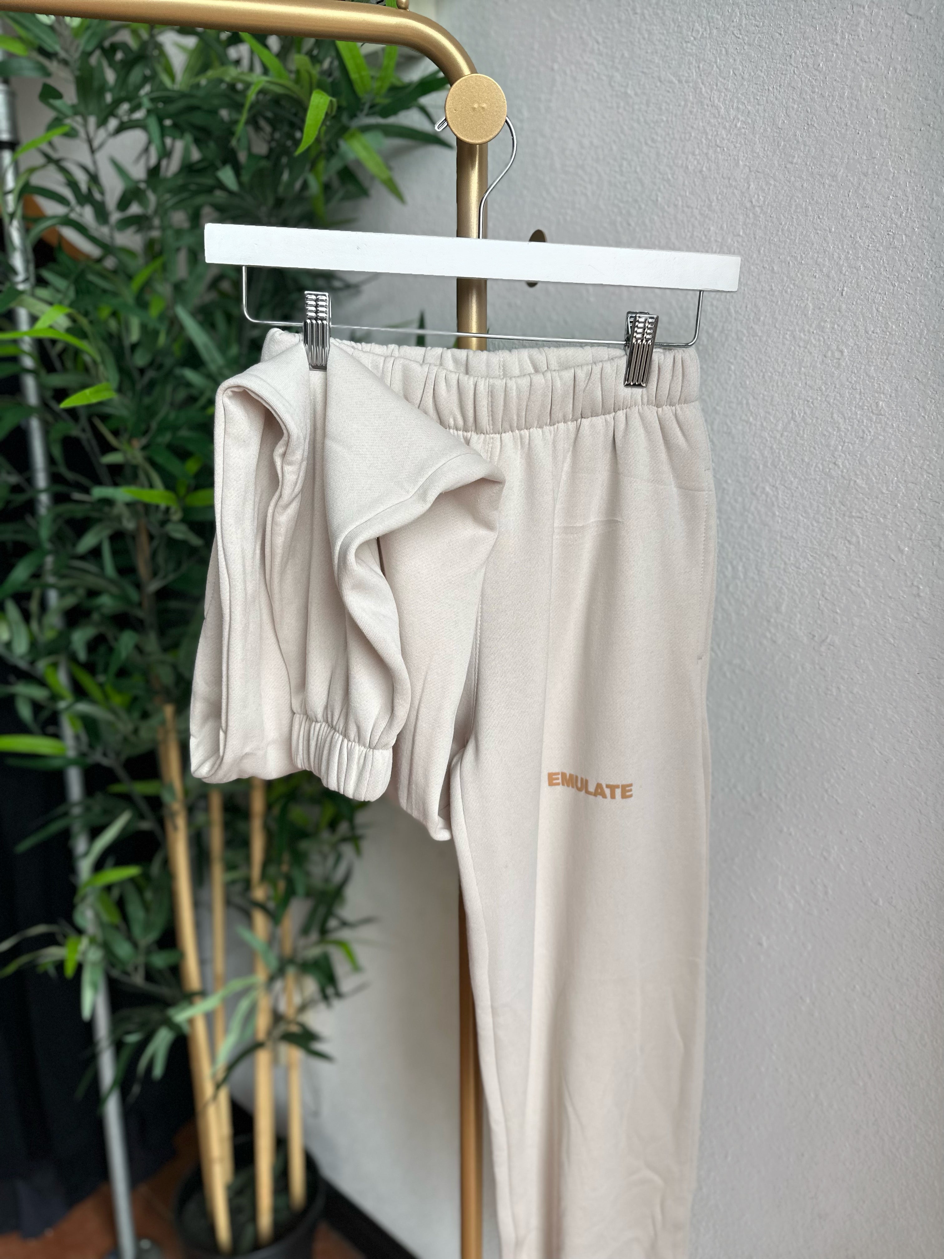 Out and about joggers (cream)