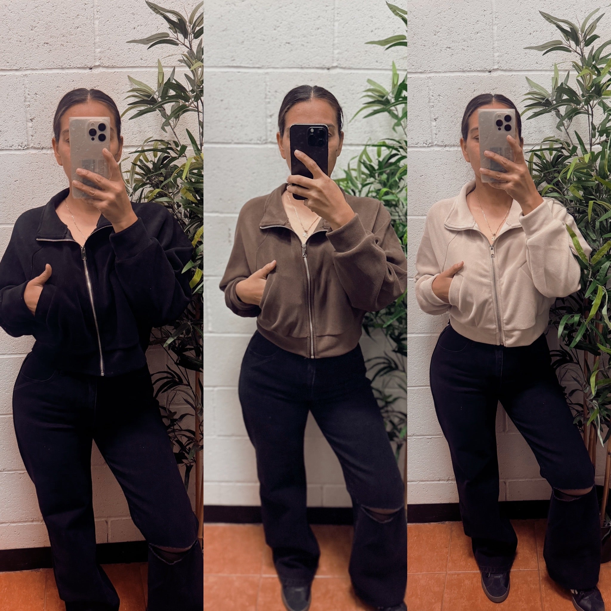 Teddy Zip-Up sweater