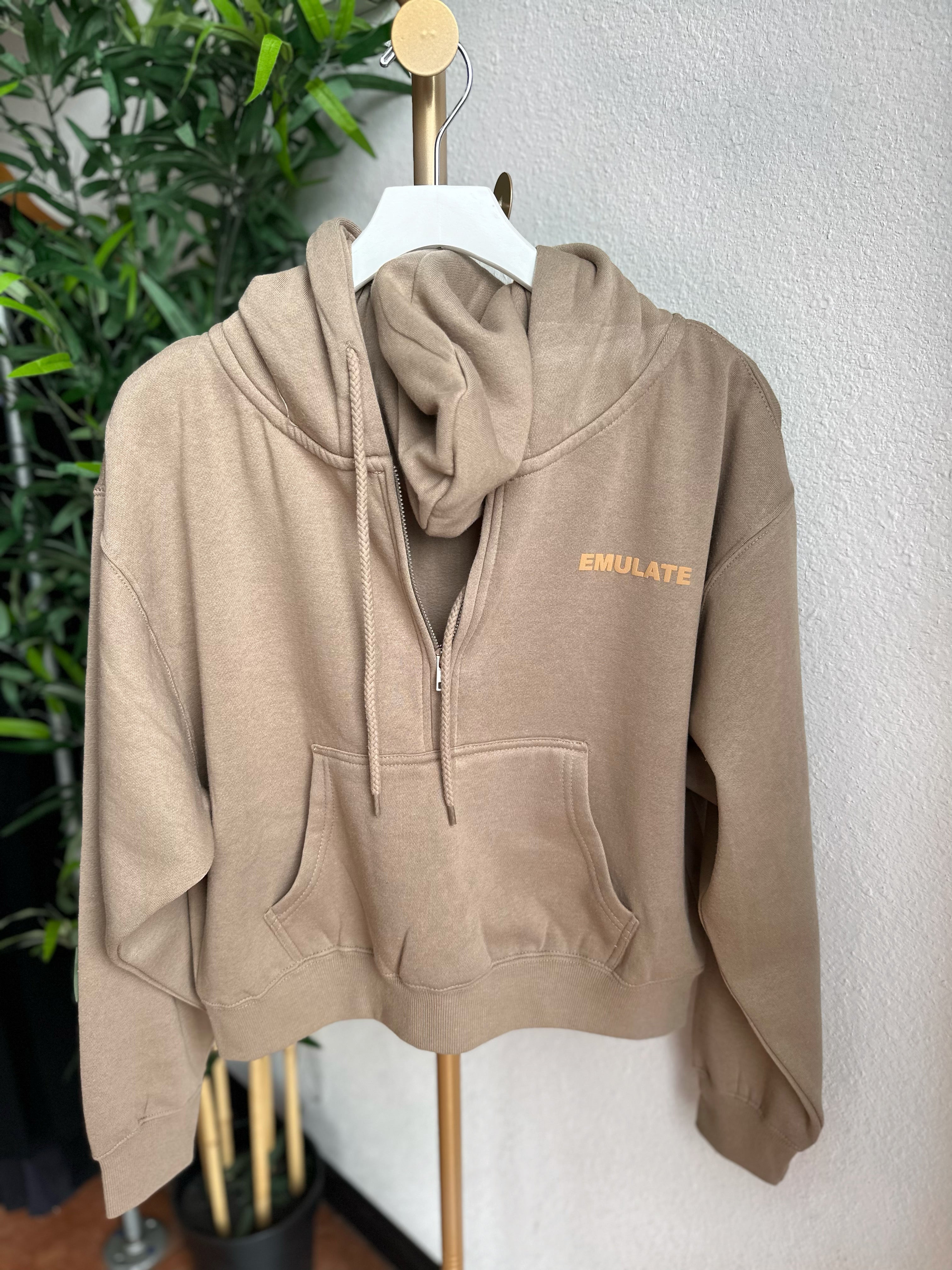 Out and about hoodie (taupe)