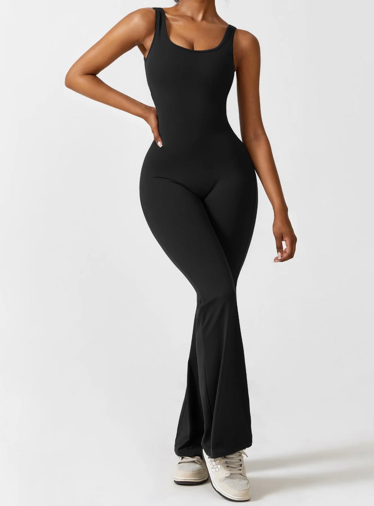 Sexy back flared jumpsuit