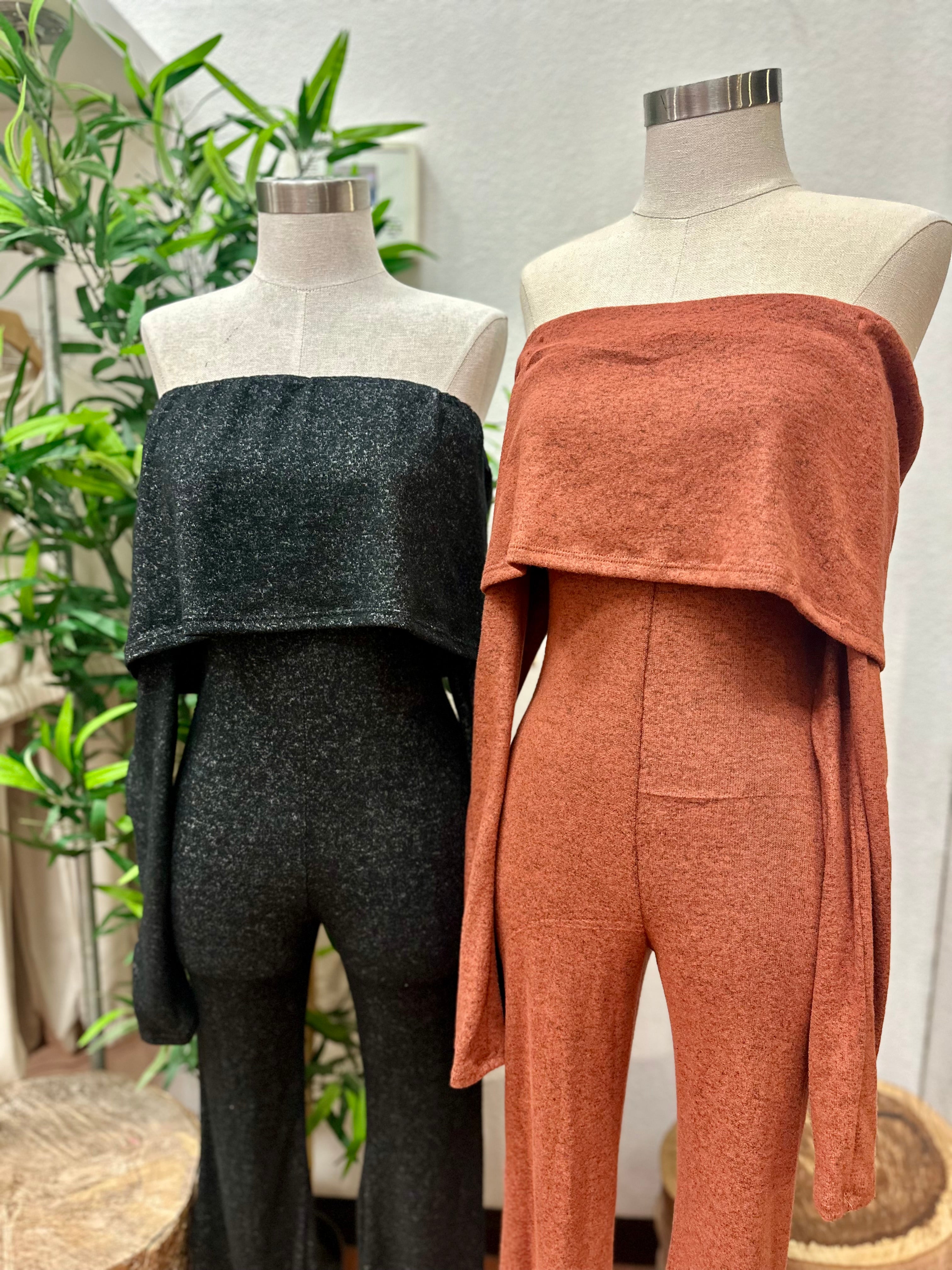 Sophie off the shoulder jumpsuit