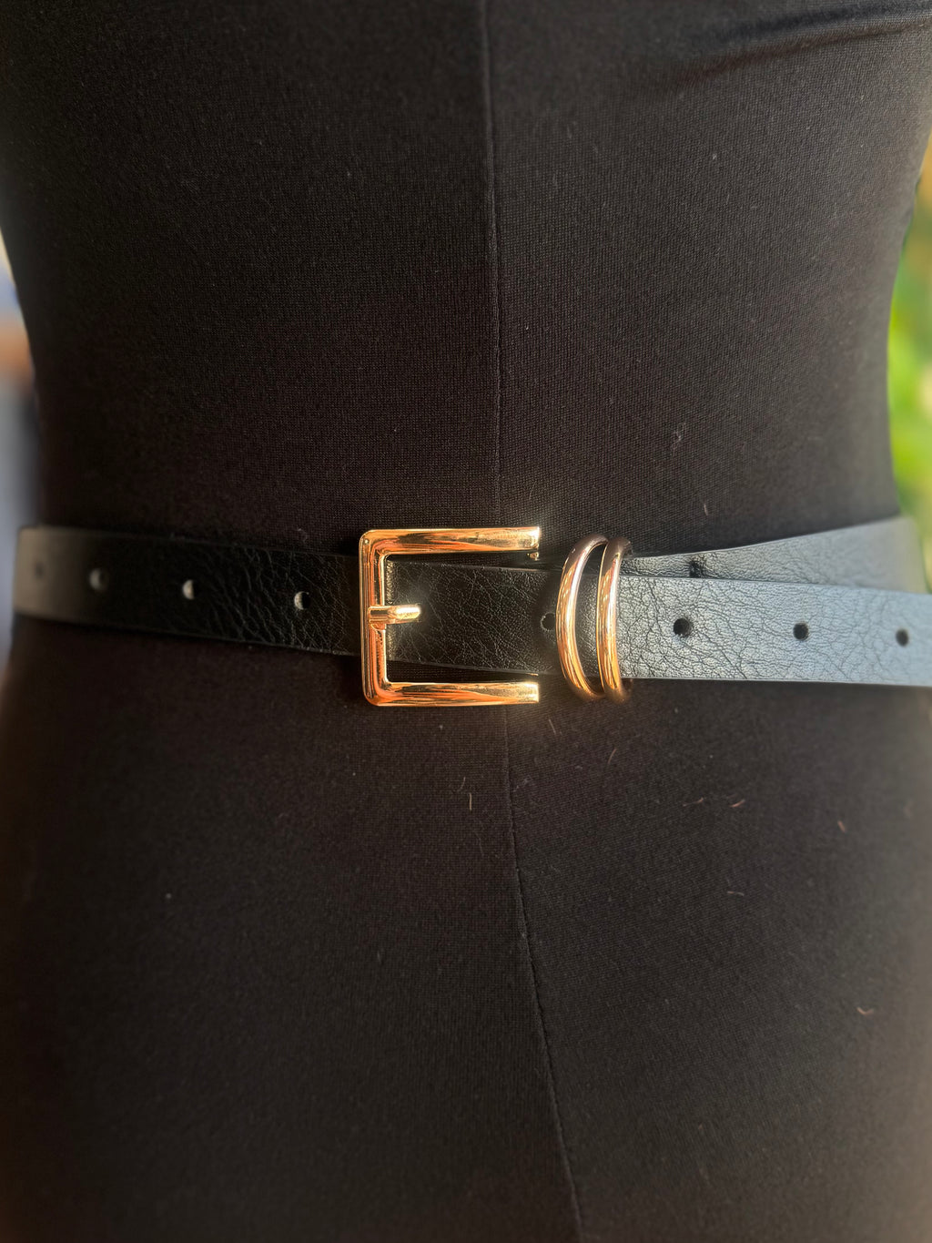 Heart Link & Charm Drape Belt