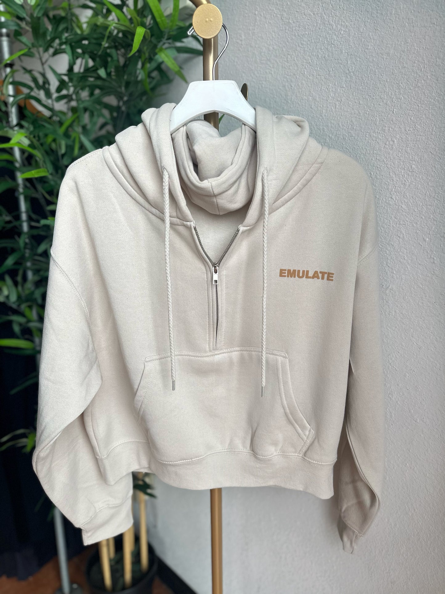 Out and about hoodie (cream)