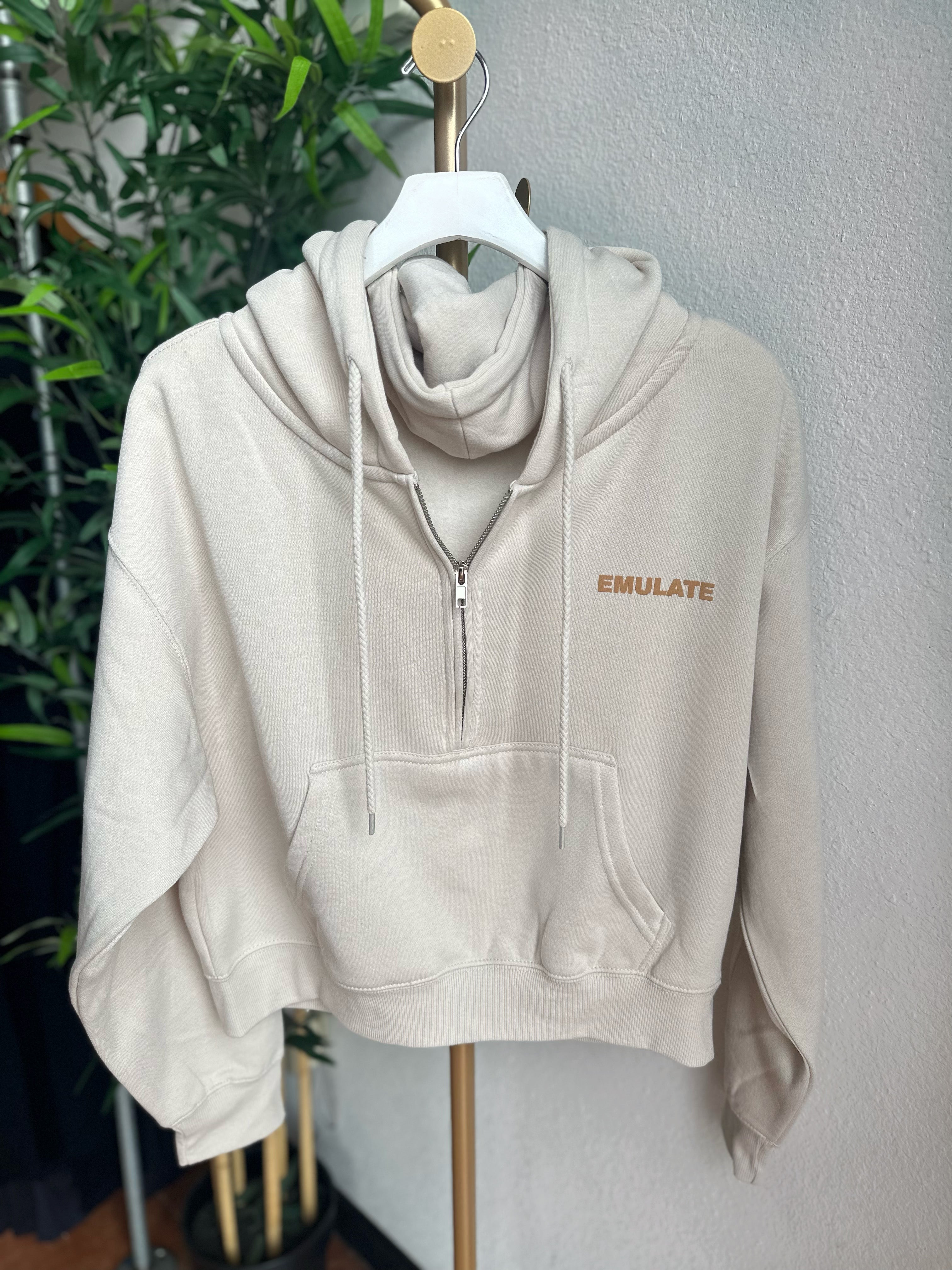 Out and about hoodie (cream)