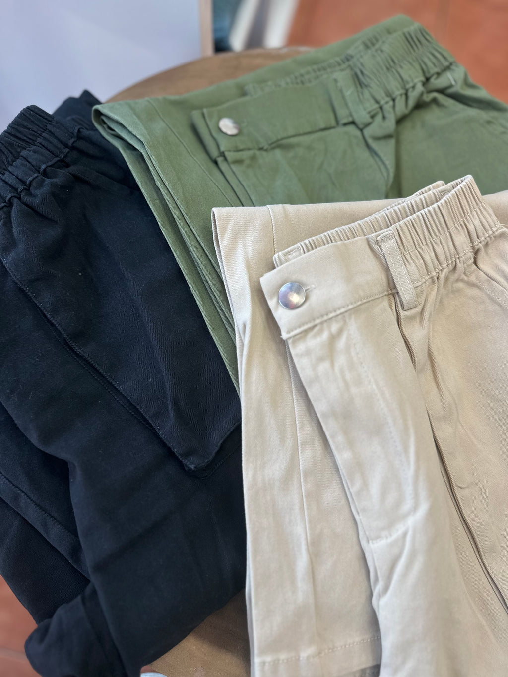Straight leg cargo pants