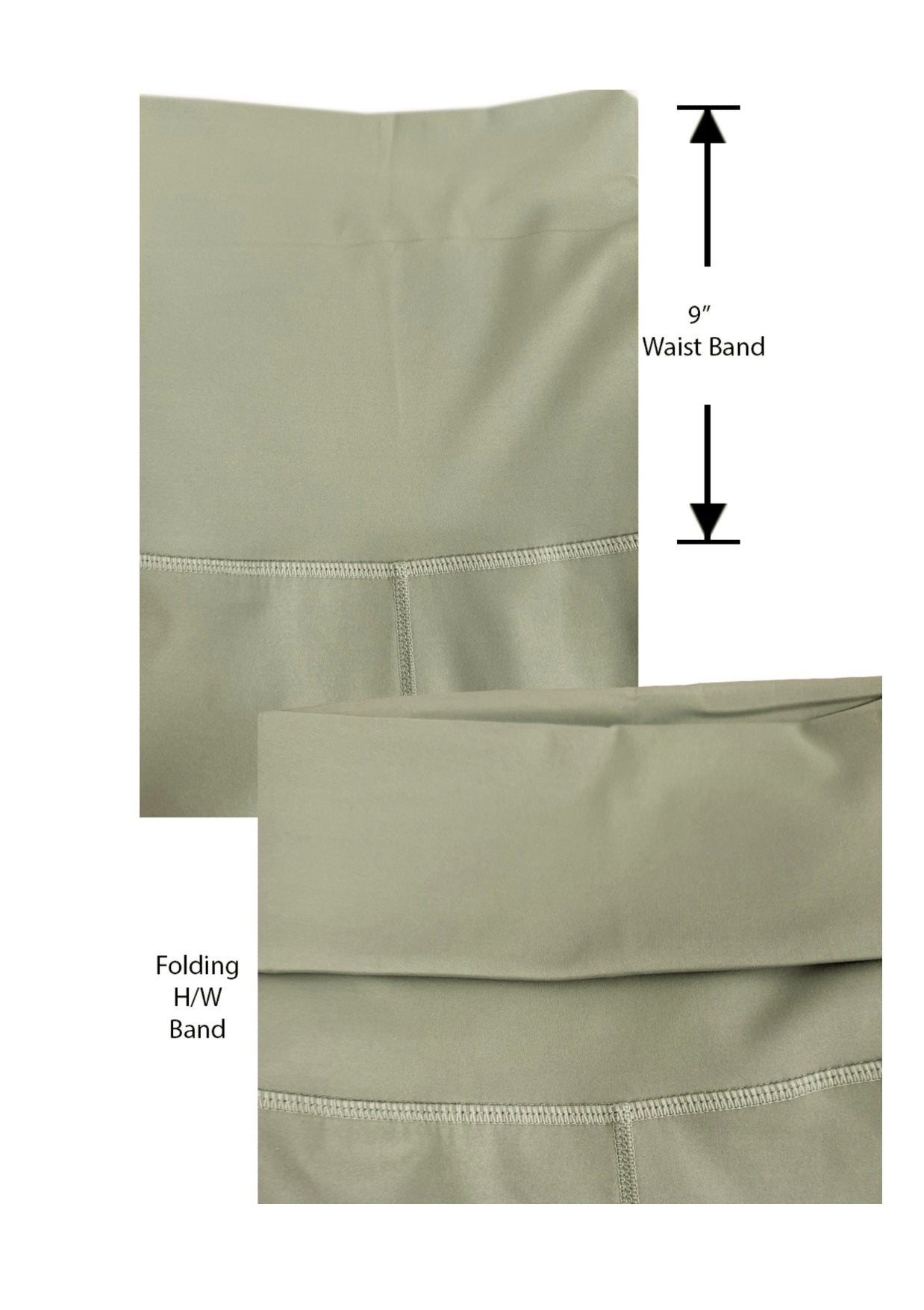 Work it out flare yoga leggings (Olive)