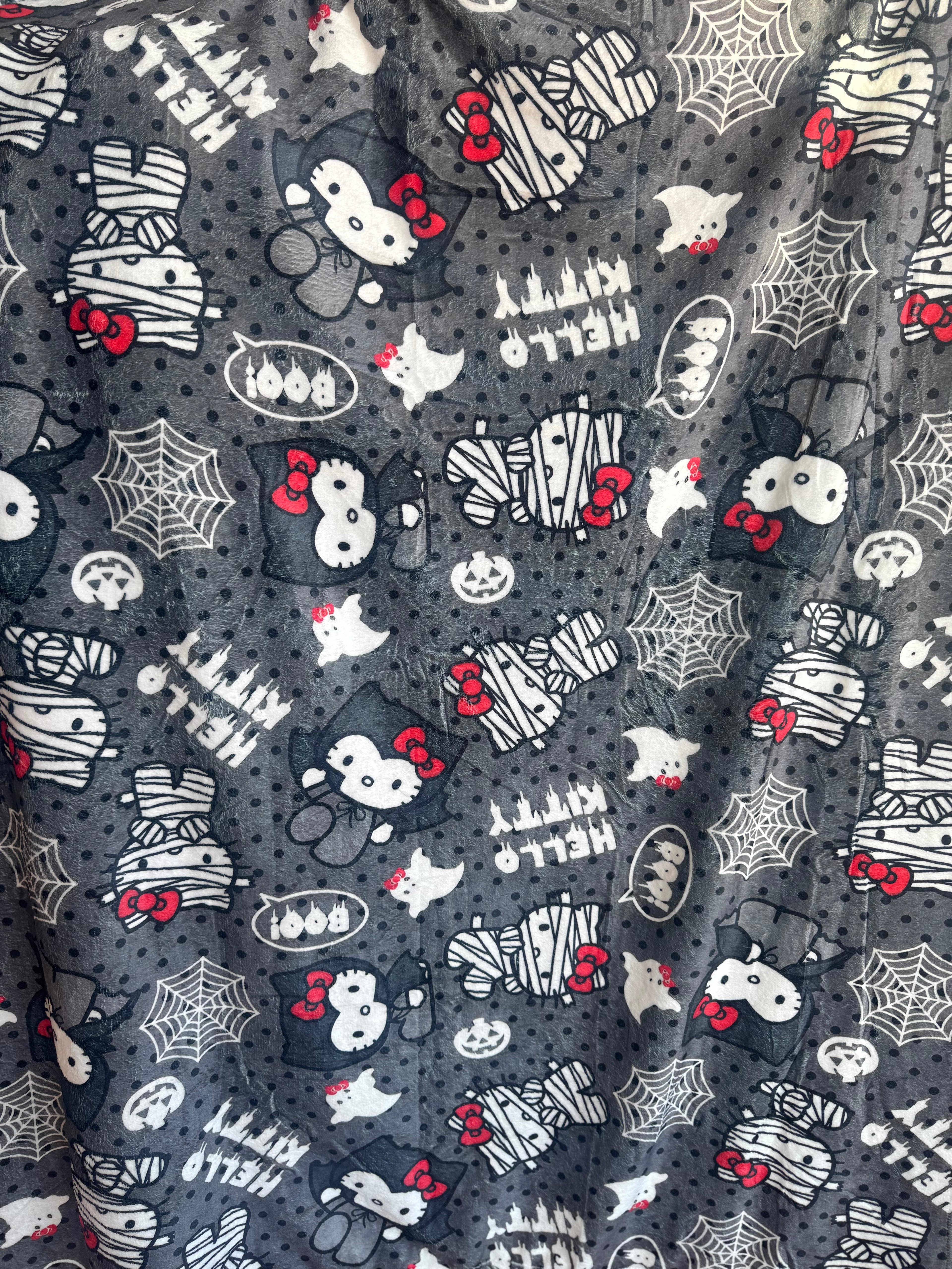 Spooky Kitty Throw Blanket