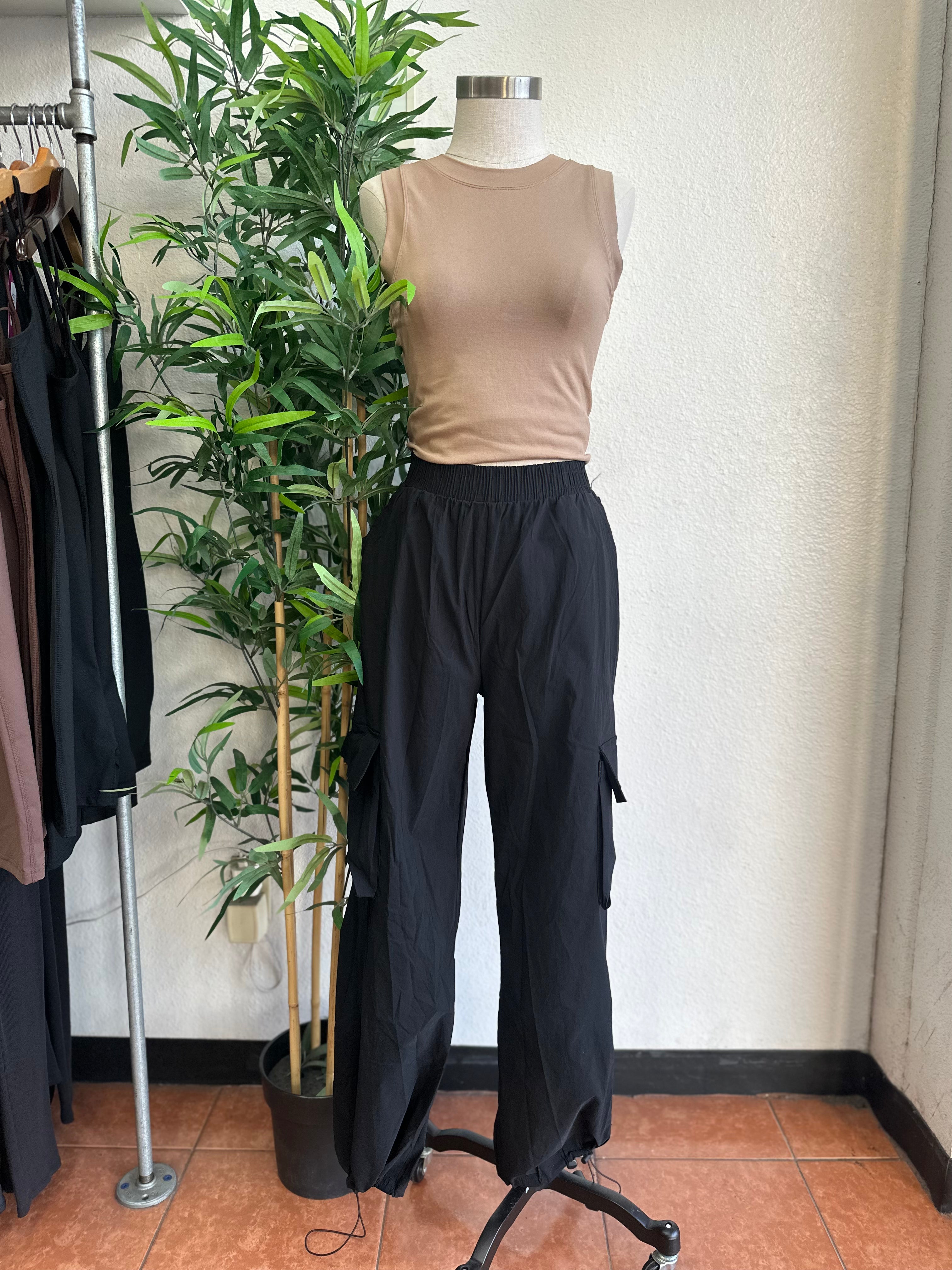 Comfy Cargo Pants (Black)