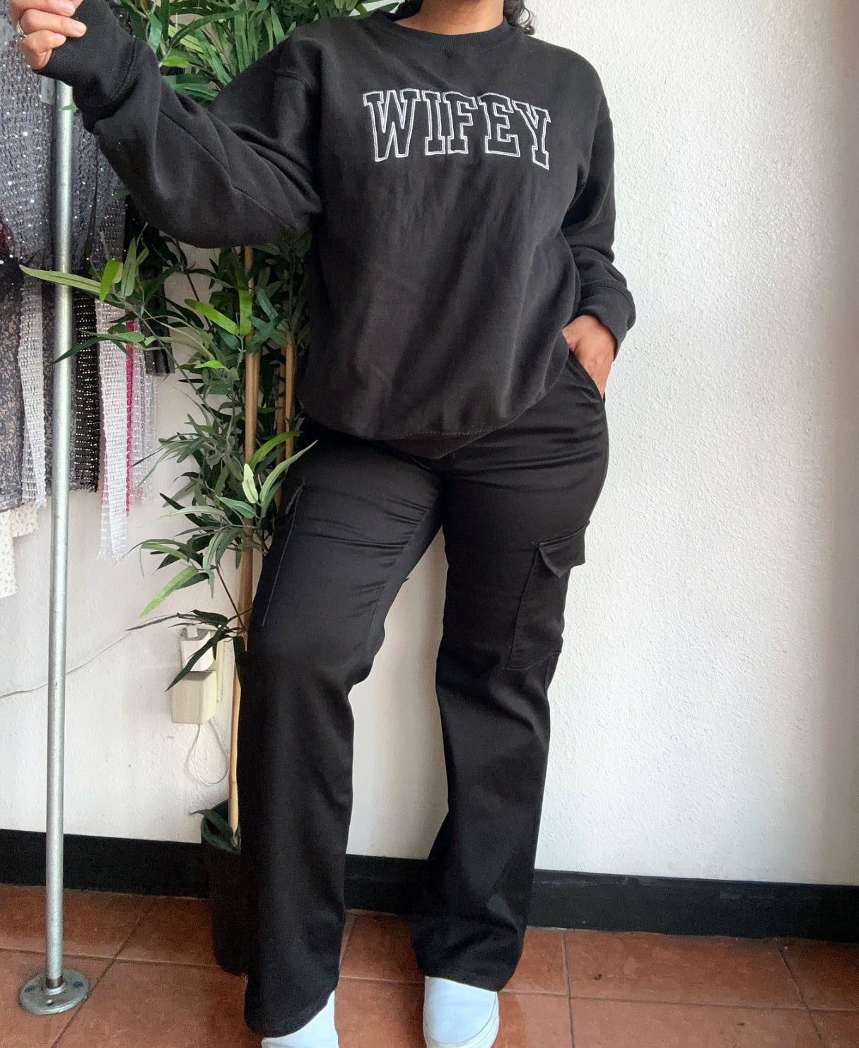 Curvy Cargo Pants (black)