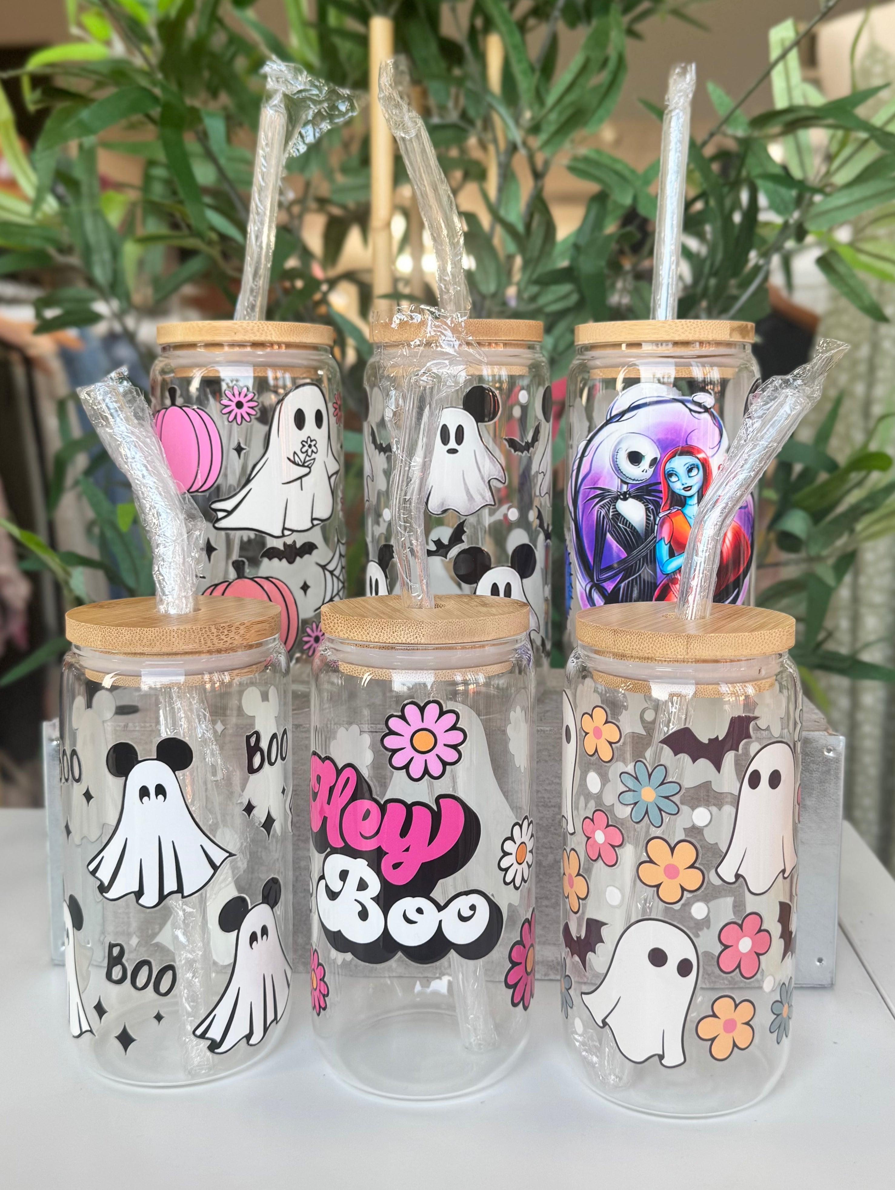 Glass Tumblr Cup - Halloween Edition