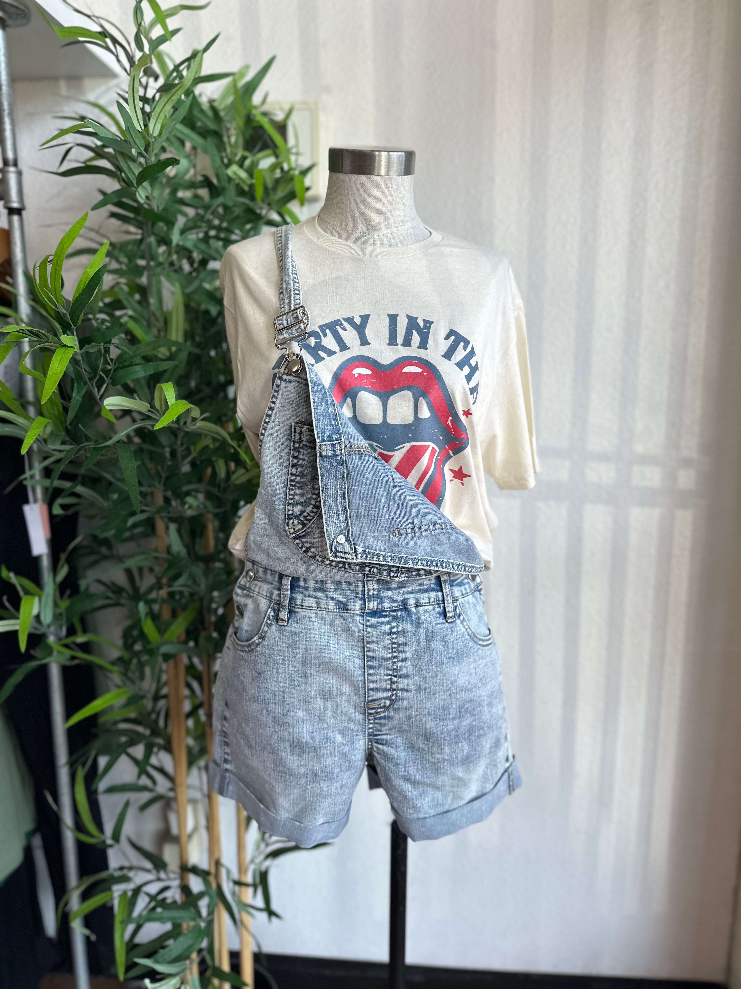 Vintage Overall Shorts