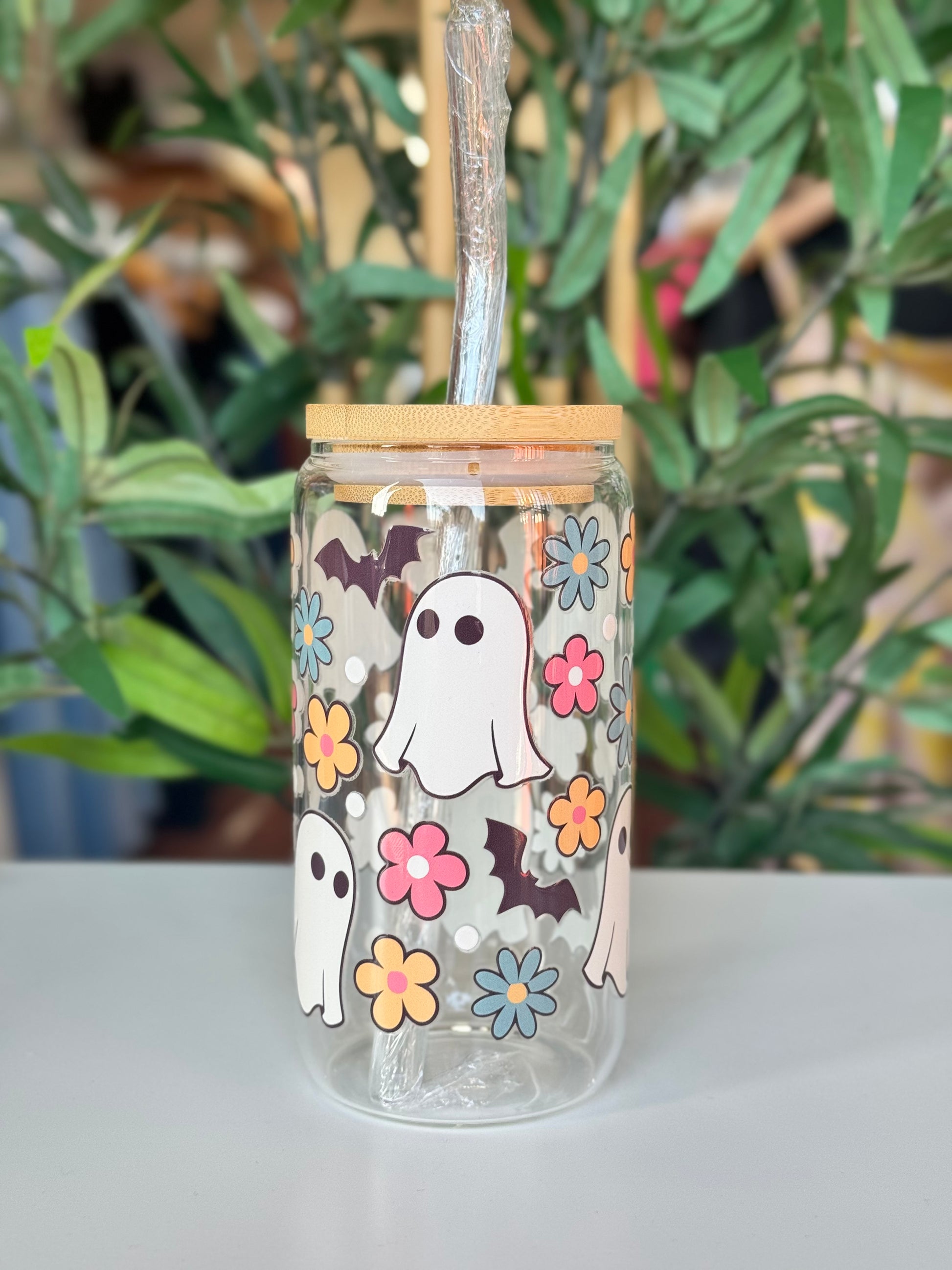 Glass Tumblr Cup - Halloween Edition