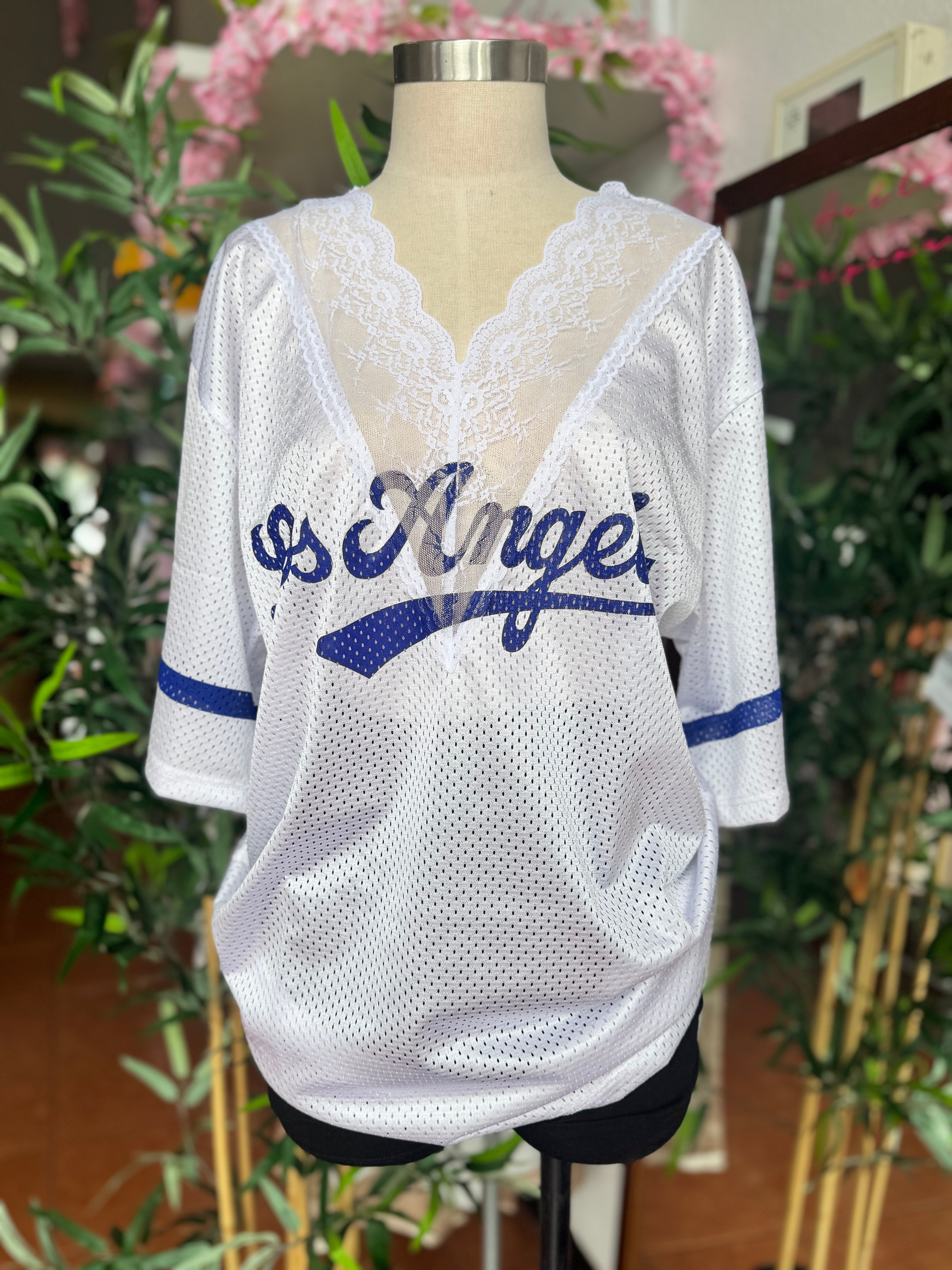 Babes in White Lace Jersey