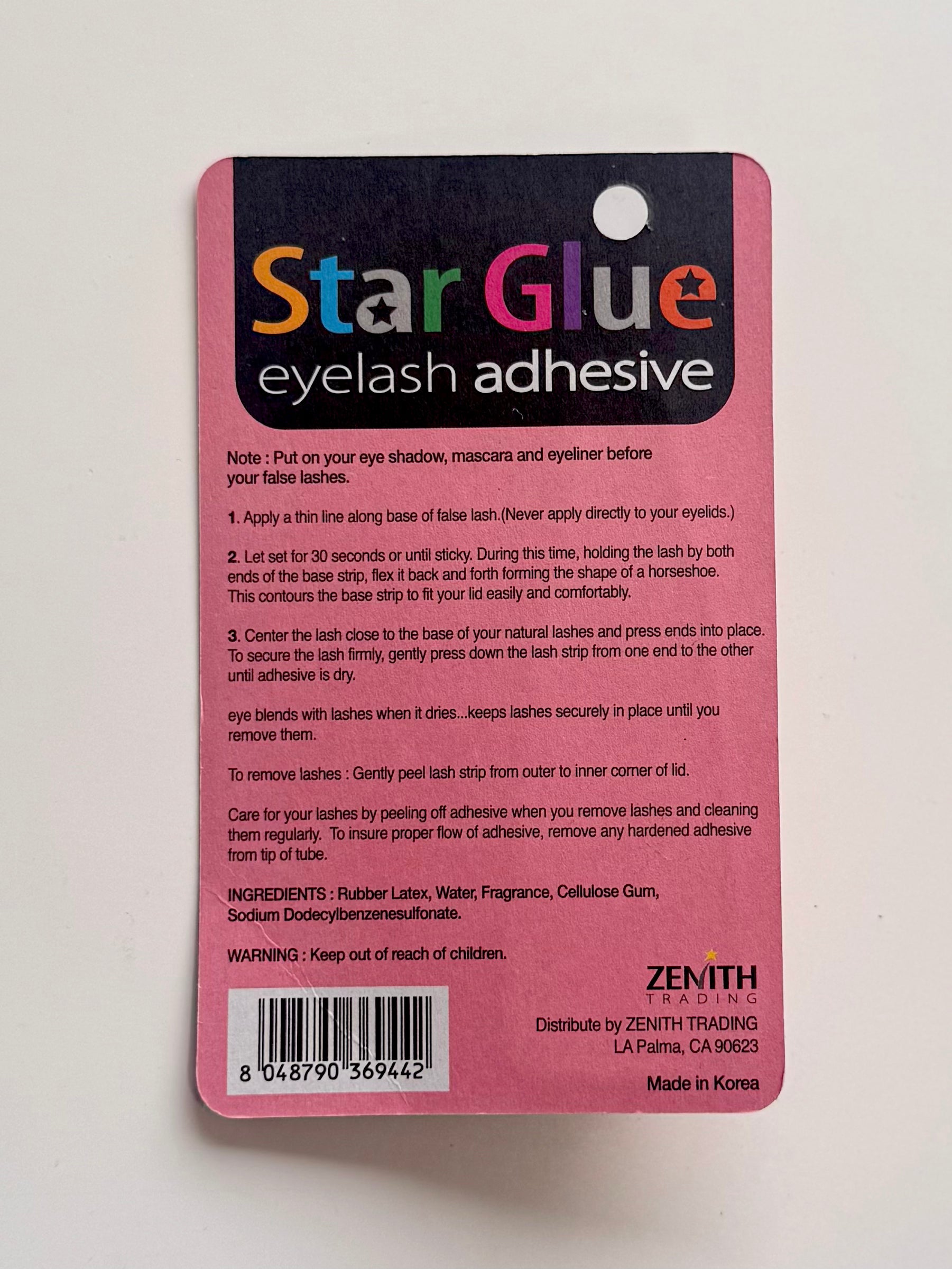 SG eyelash adhesive