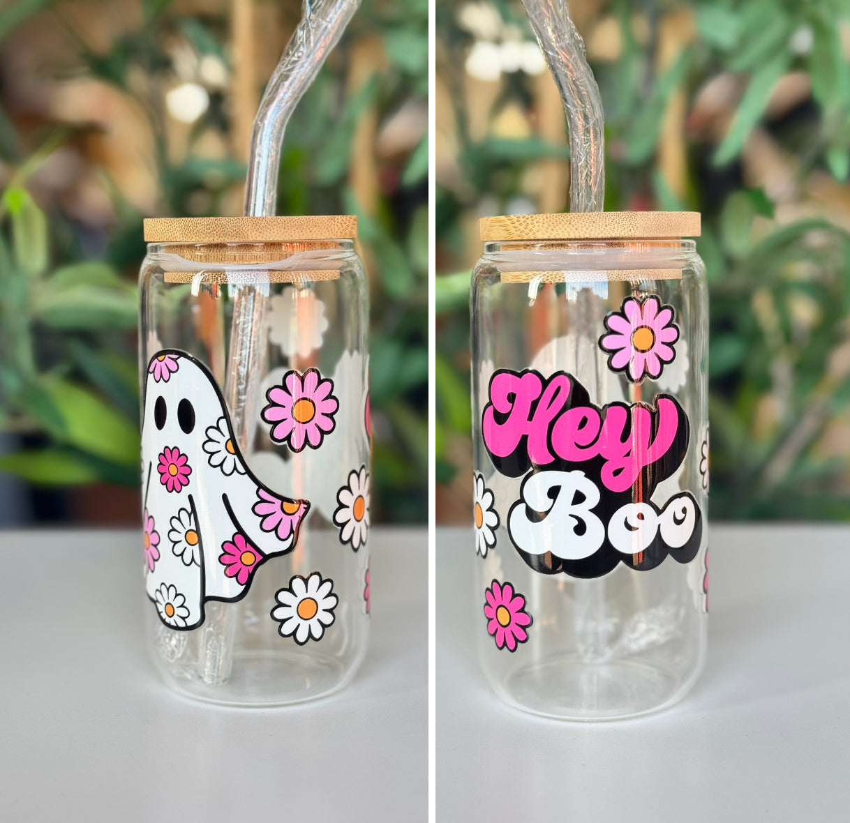 Glass Tumblr Cup - Halloween Edition