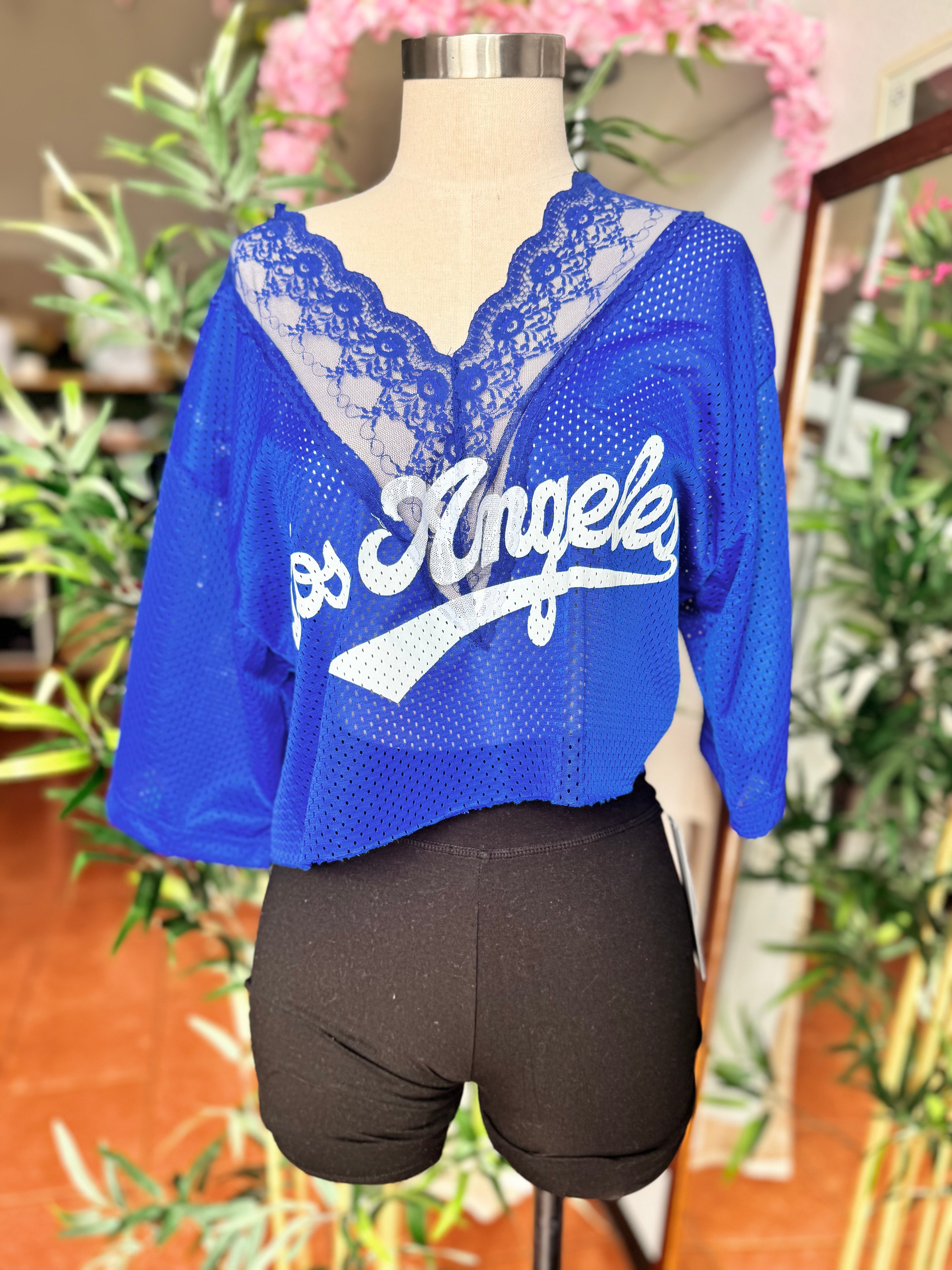 Babes in Blue Lace Jersey