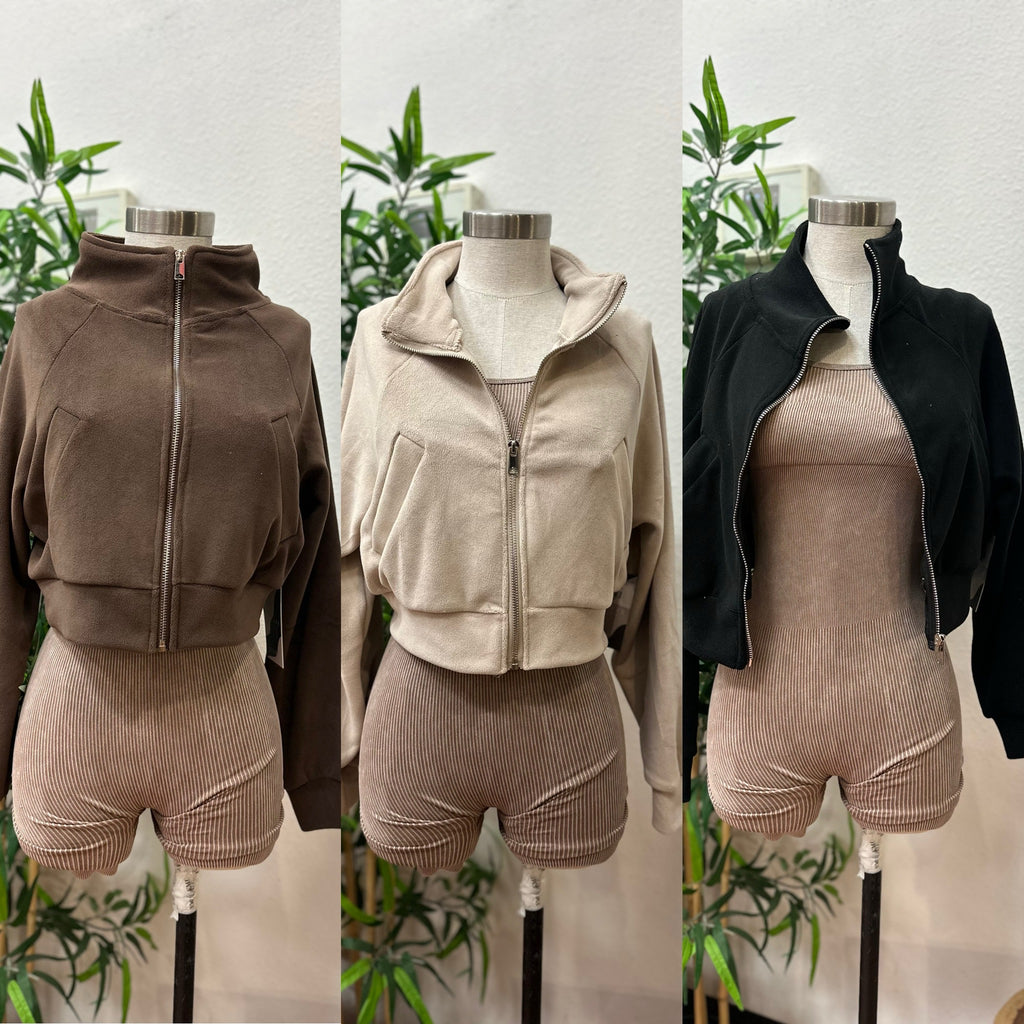 Teddy Zip-Up sweater