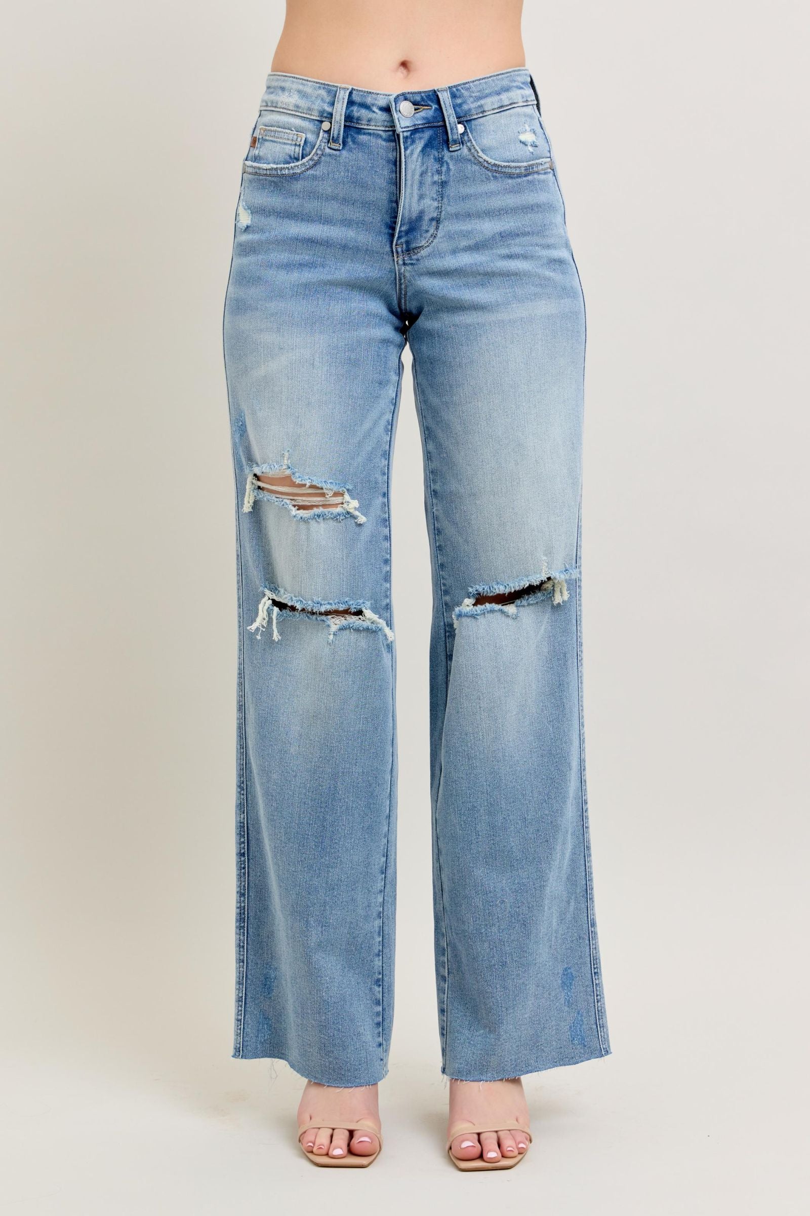 Sasha Tummy Control (Wide leg jeans)