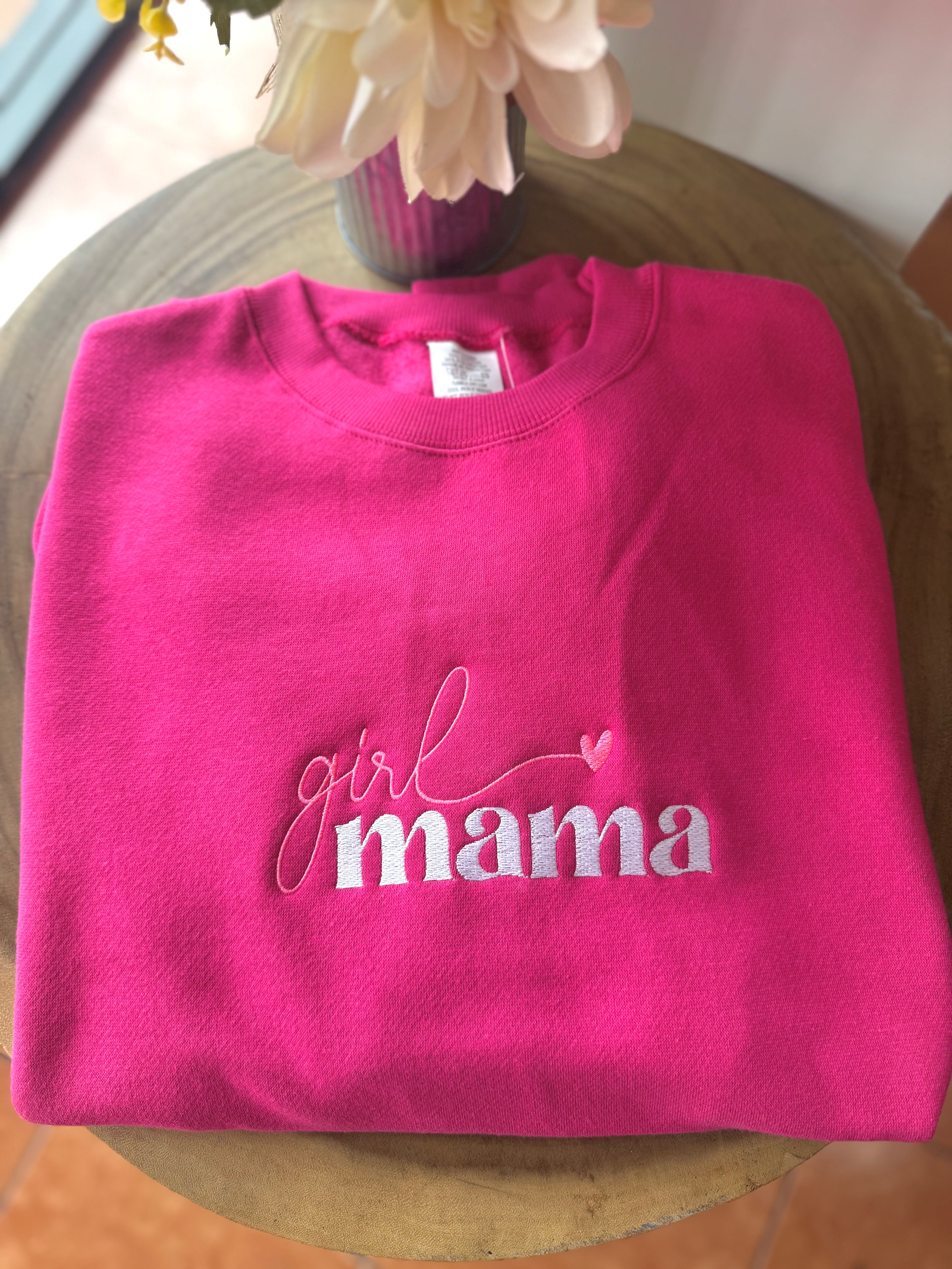 Girl mama crewneck