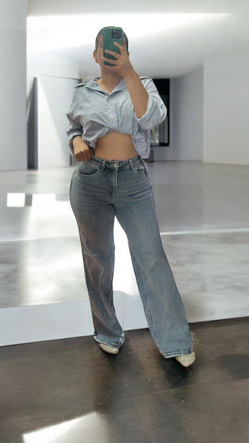 Baggy fit denim (light wash)