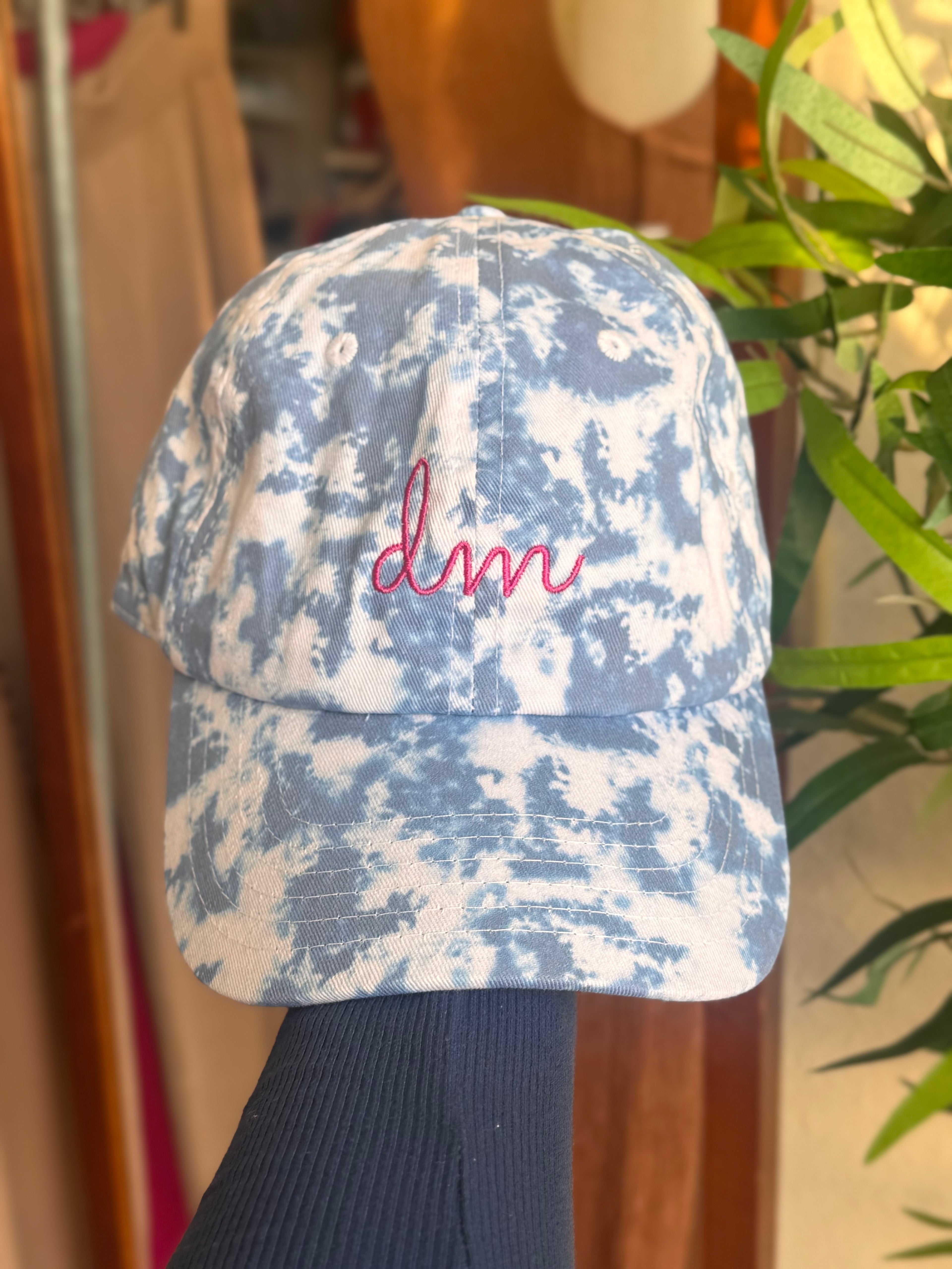 DM blue tie dye