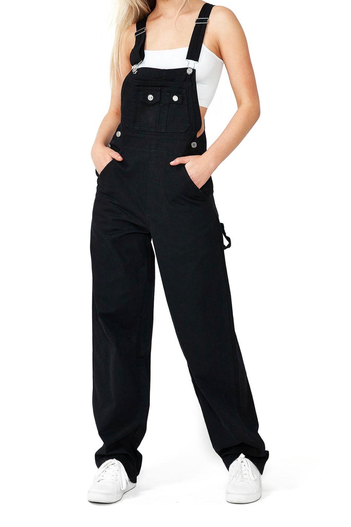 90’s Utility Overalls black