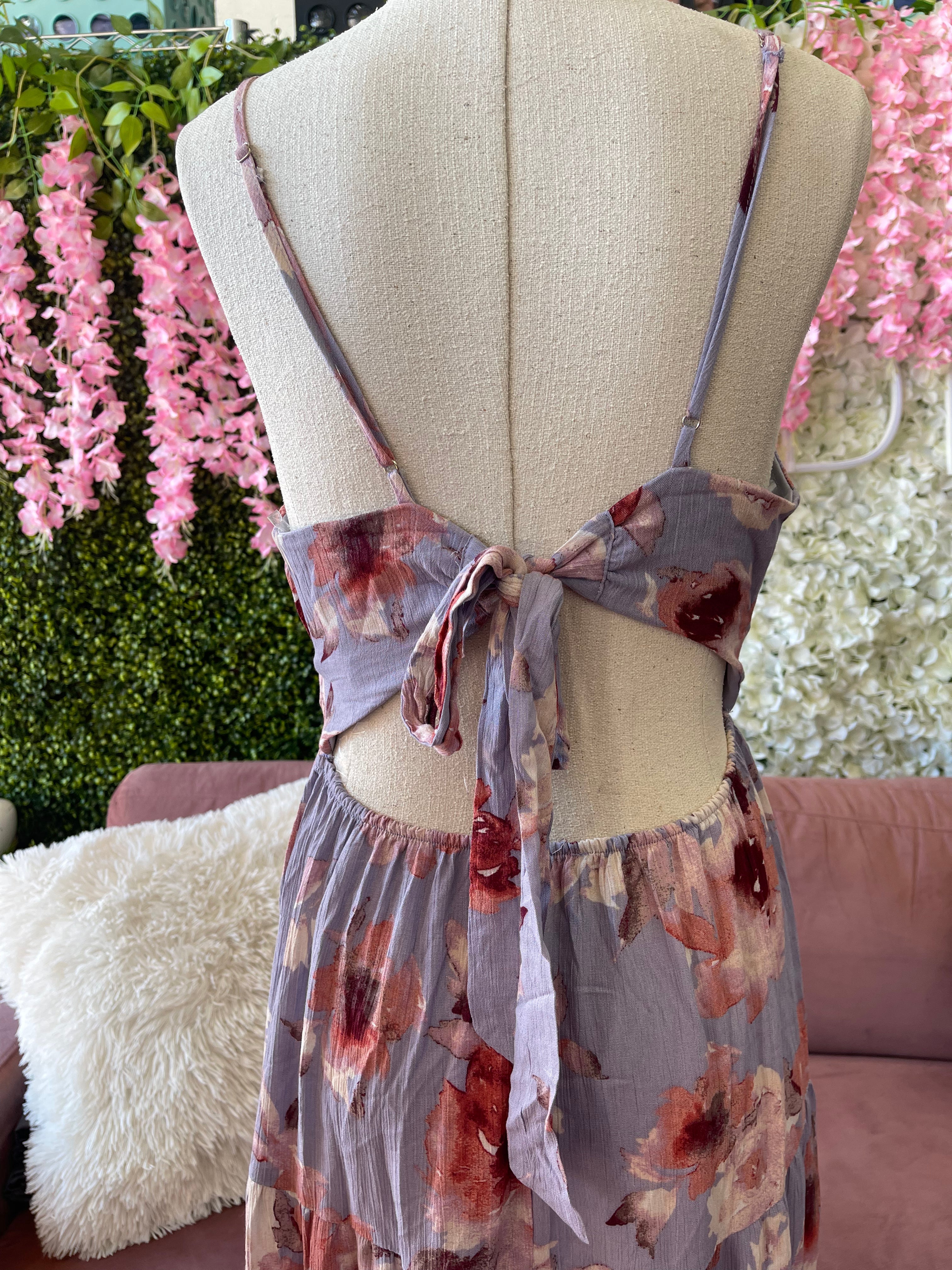 Lili Maxi Dress (Lavender)