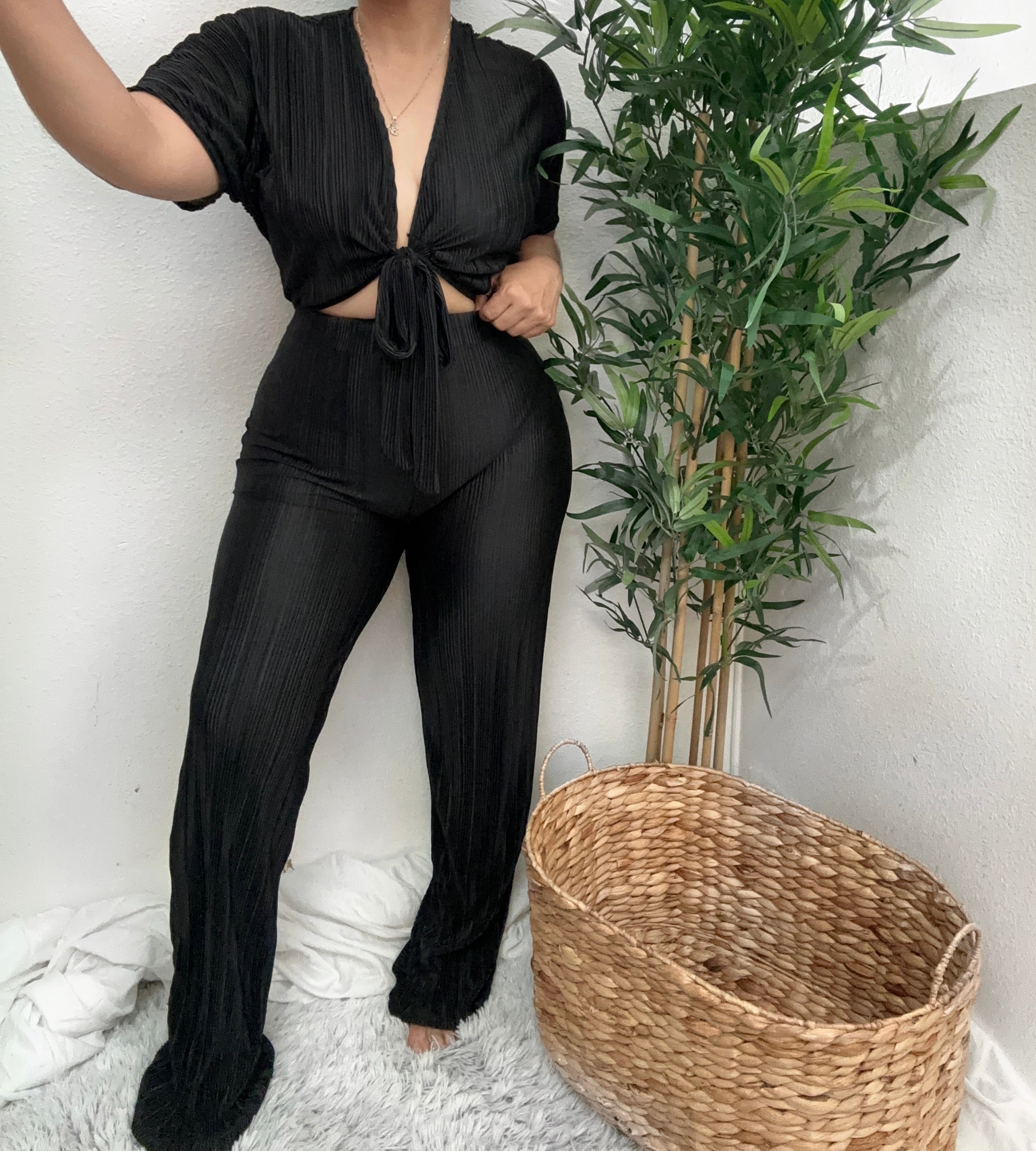 Kassidy Pant Set (Black)