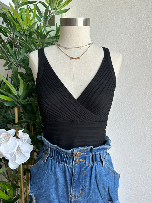 Ribbed cami top