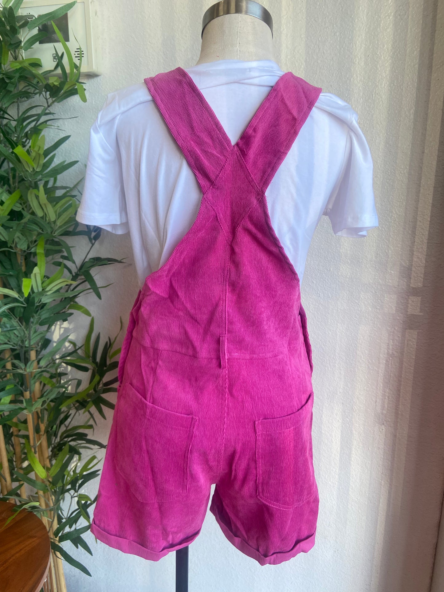 Leila Pink Overalls